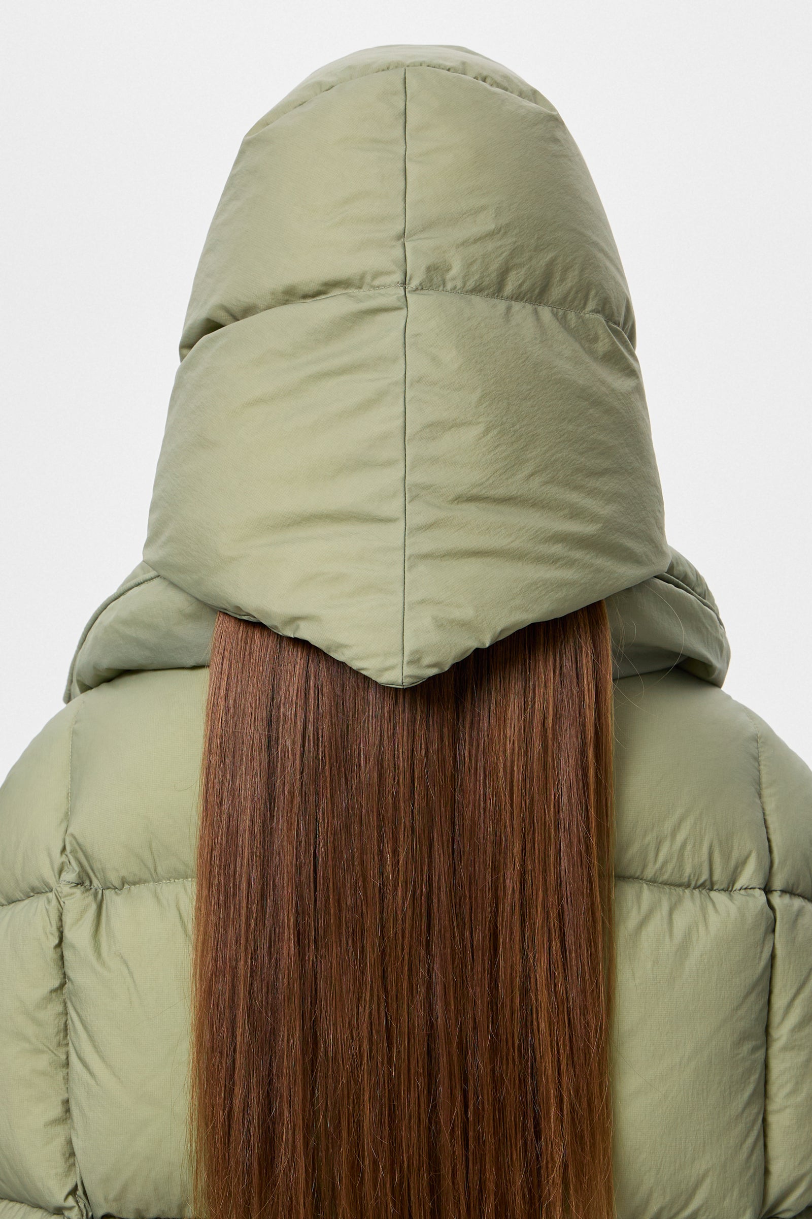 HUSTKA HOOD MICRO OLIVE GREEN