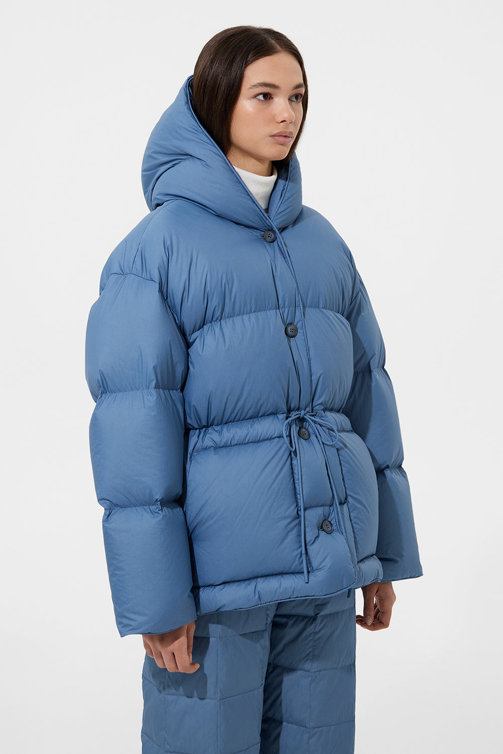 Cozy Michlin Jacket Micro Stone Blue