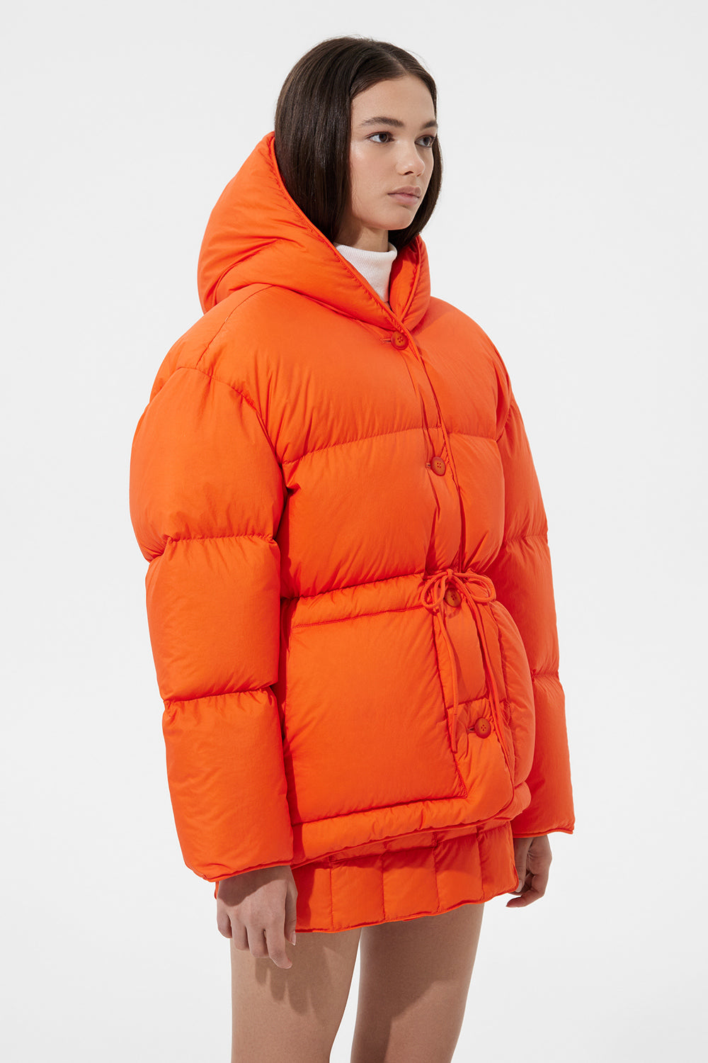 Cozy Michlin Jacket Micro Brick Orange
