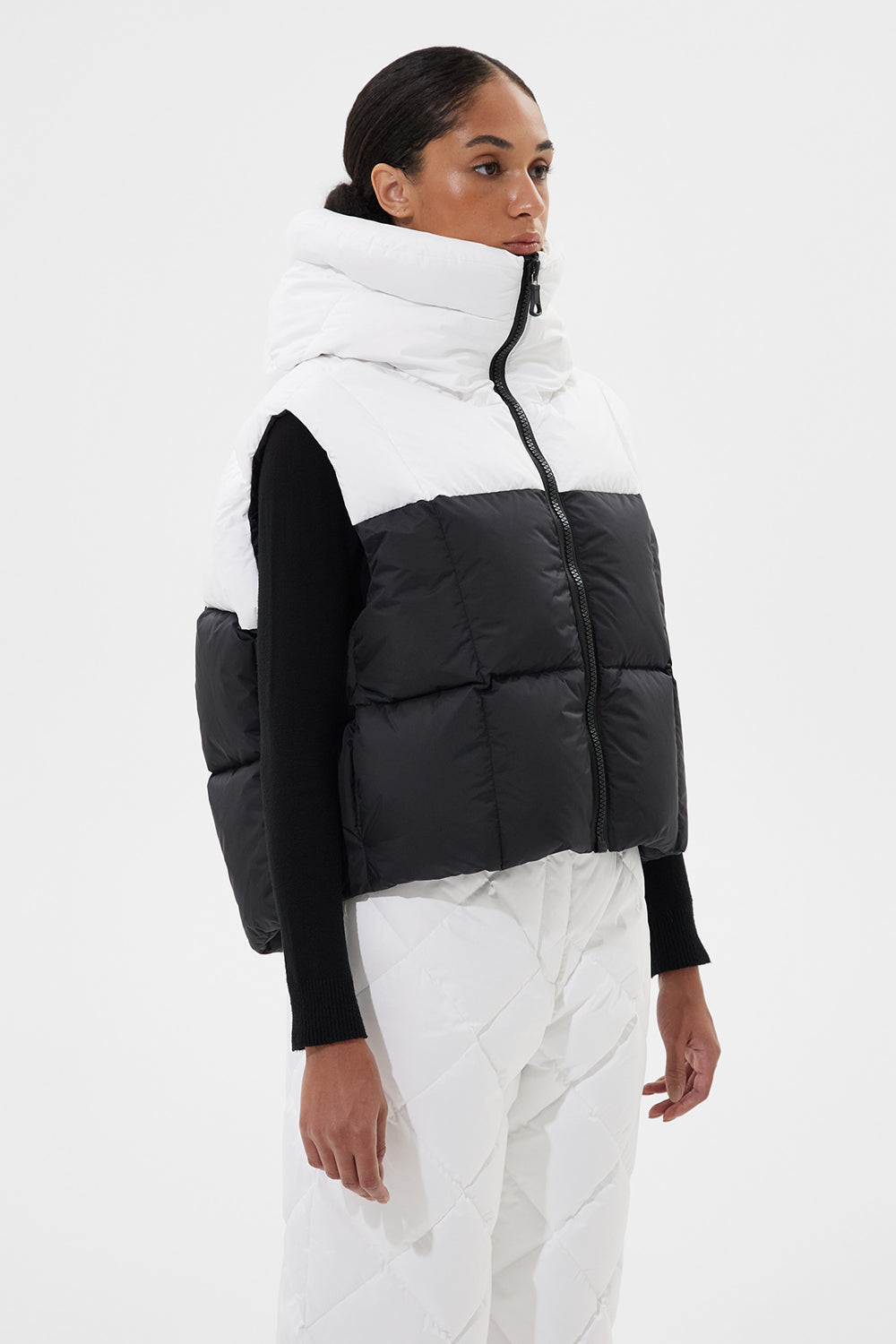 Apres Ski Wendy Vest Tec White + Tec Black