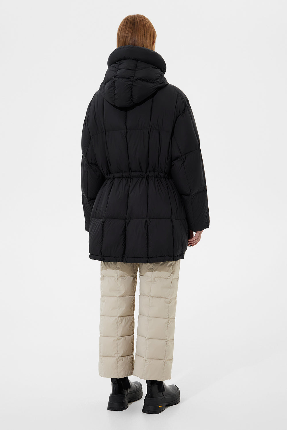 Quilted Parka Soft Black