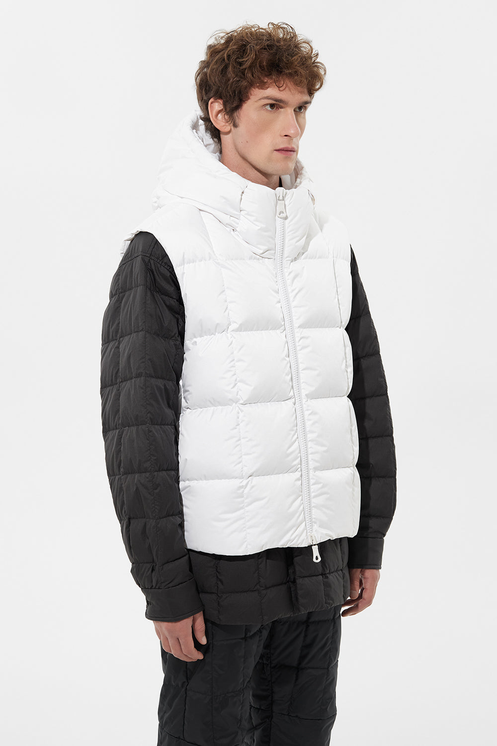 Apres Ski Vest Man Tec White