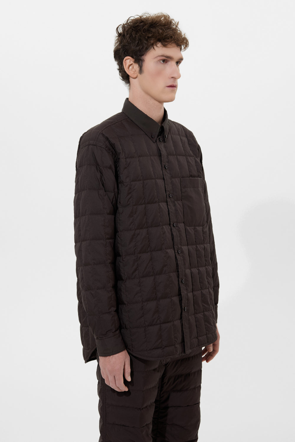 KALIK SHIRT MAN MICRO BROWN