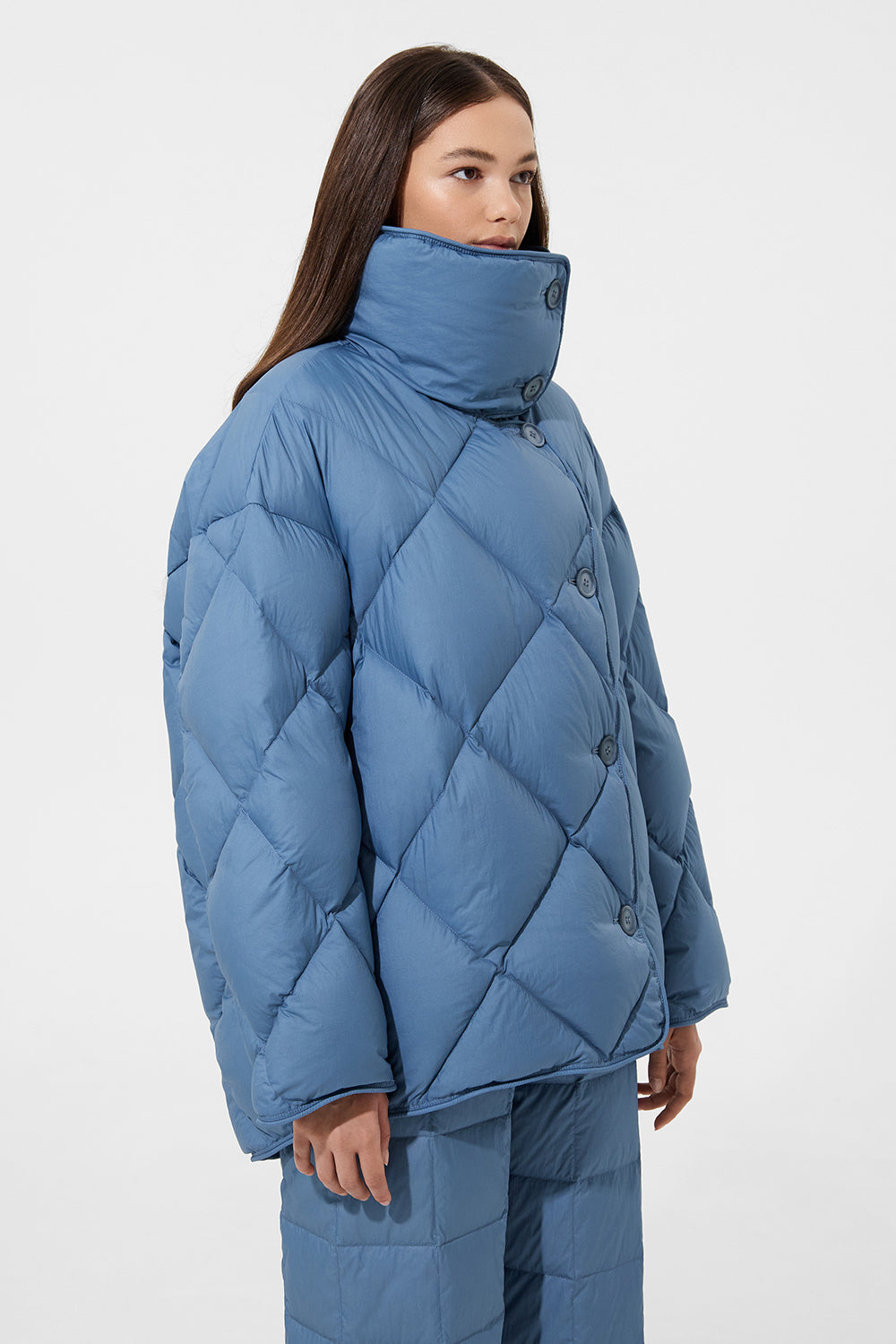 Cozy Queen Jacket Micro Stone Blue