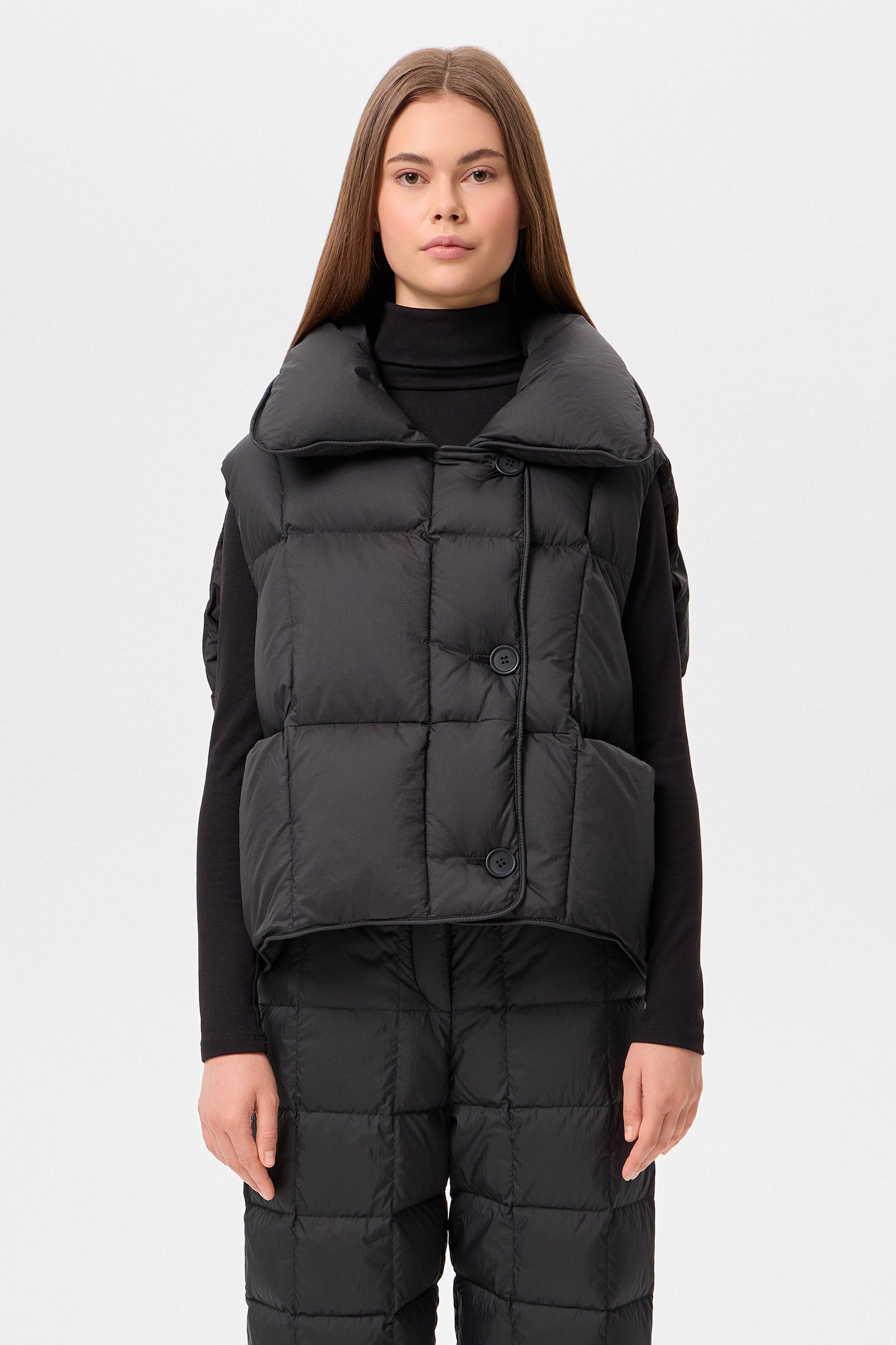 COZY CLOUD VEST MICRO BLACK