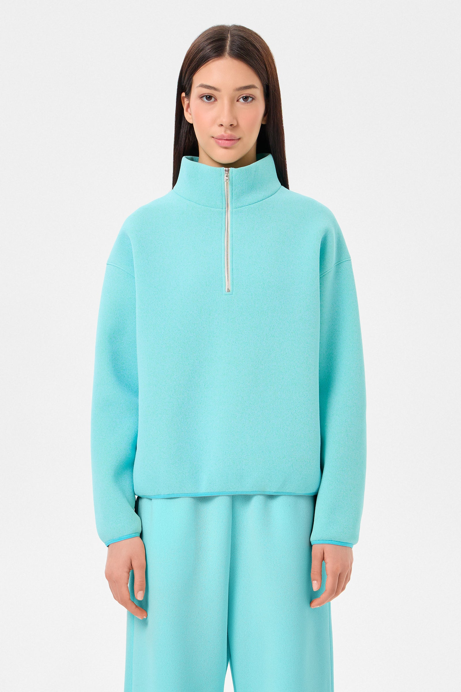 Rocky Half Zip Foam Blue