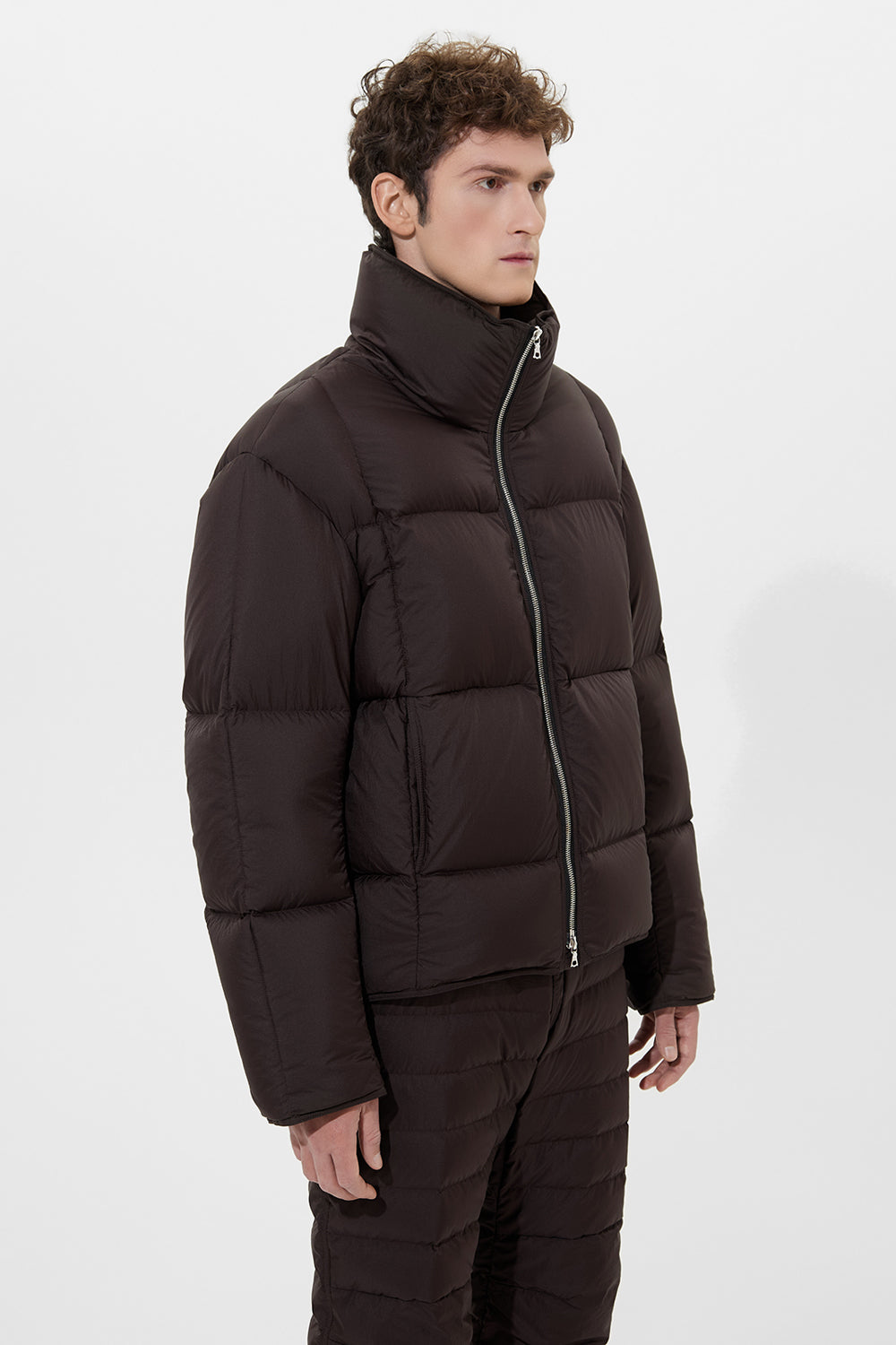 JAY JACKET MAN MICRO BROWN