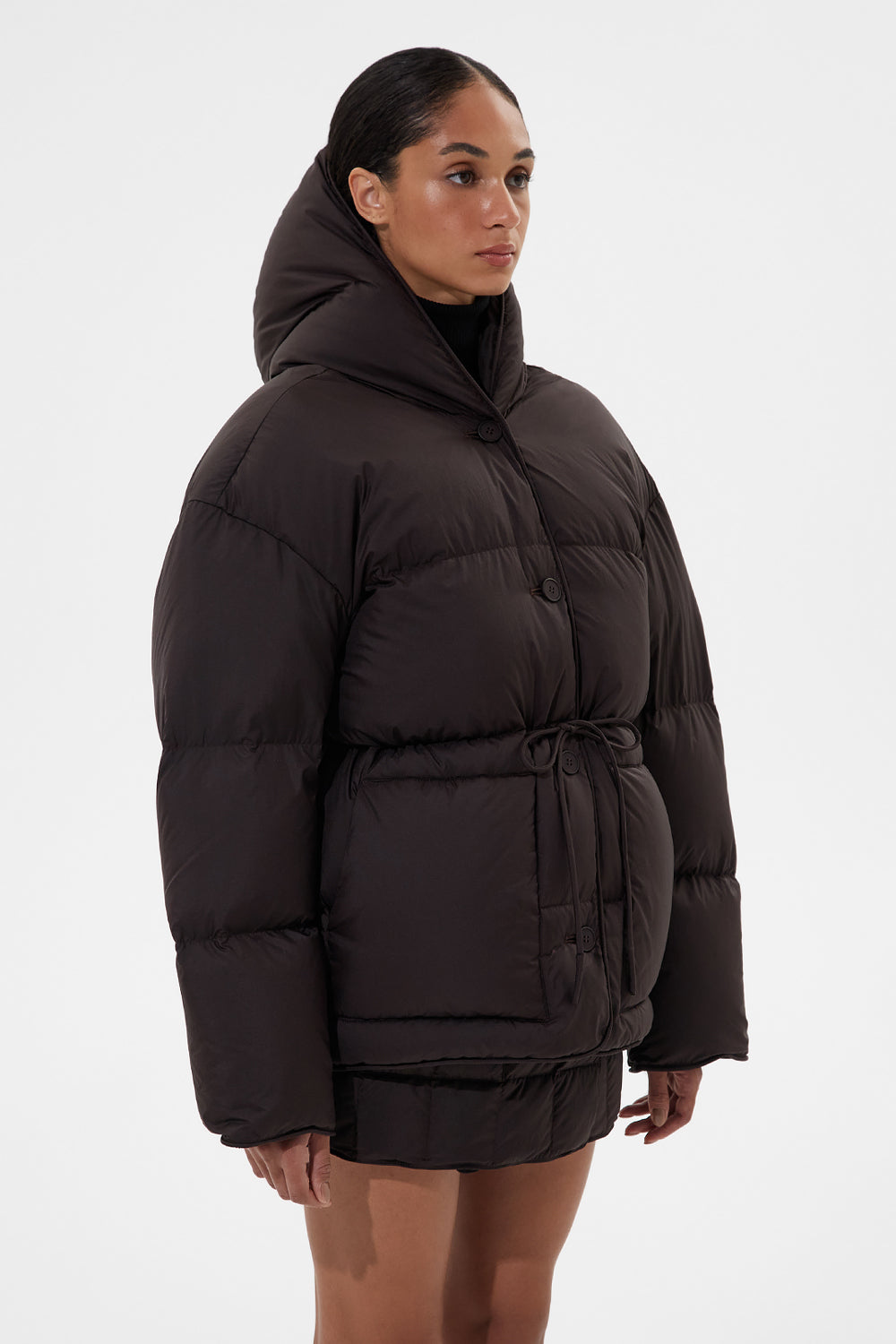 Cozy Michlin Jacket Micro Brown