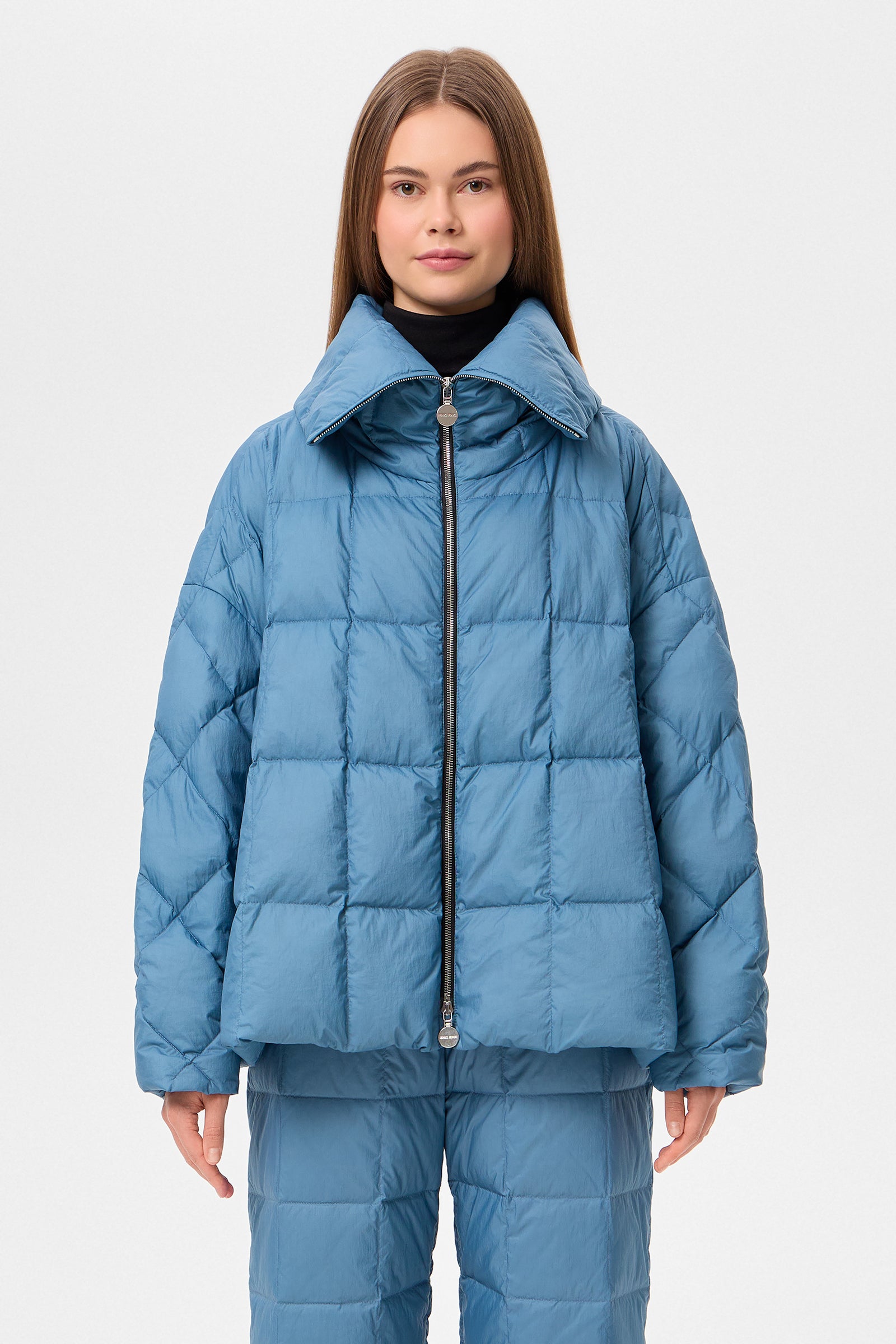 COZY ARCO JACKET MICRO STONE BLUE