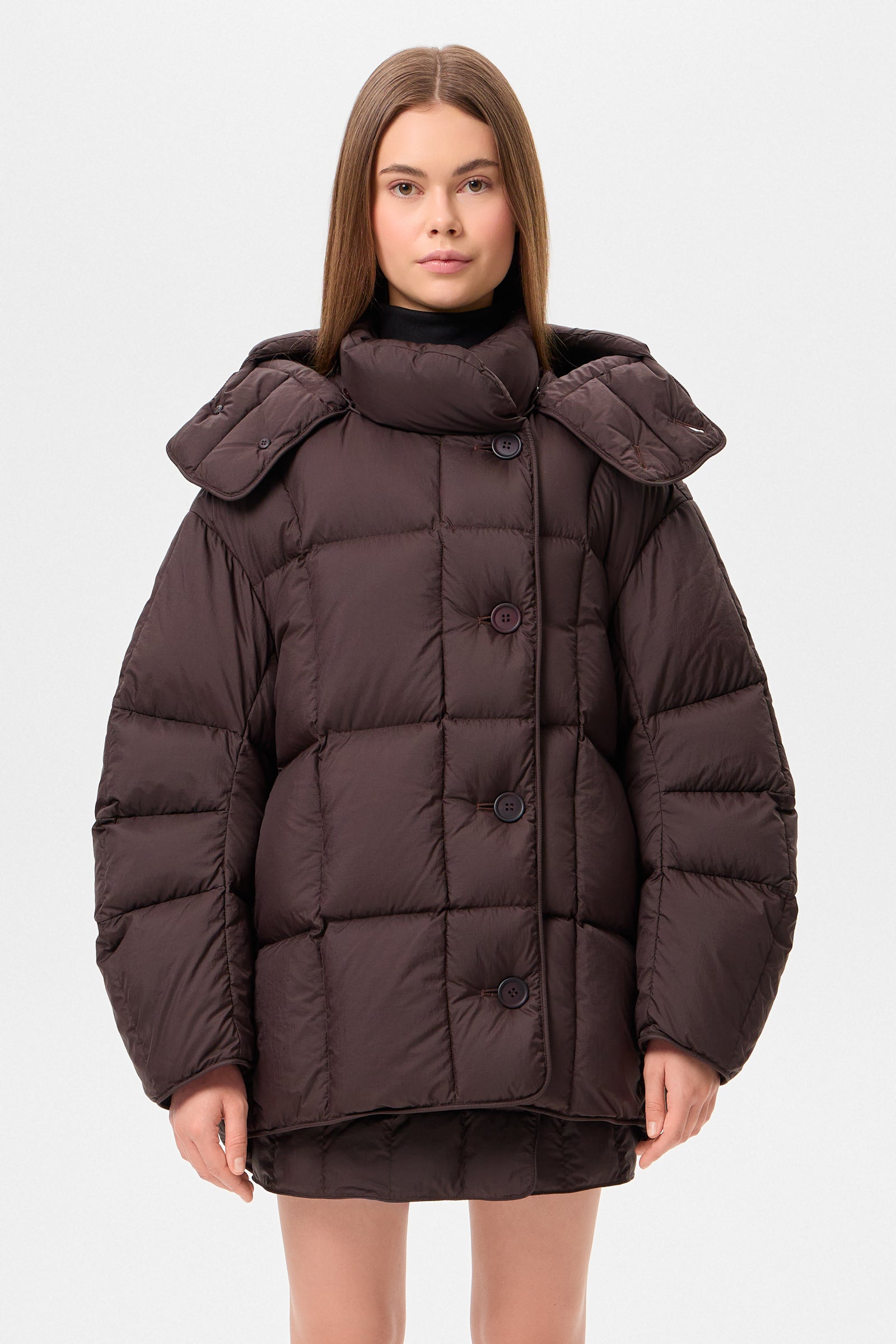 COZY NIMBO JACKET MICRO BROWN