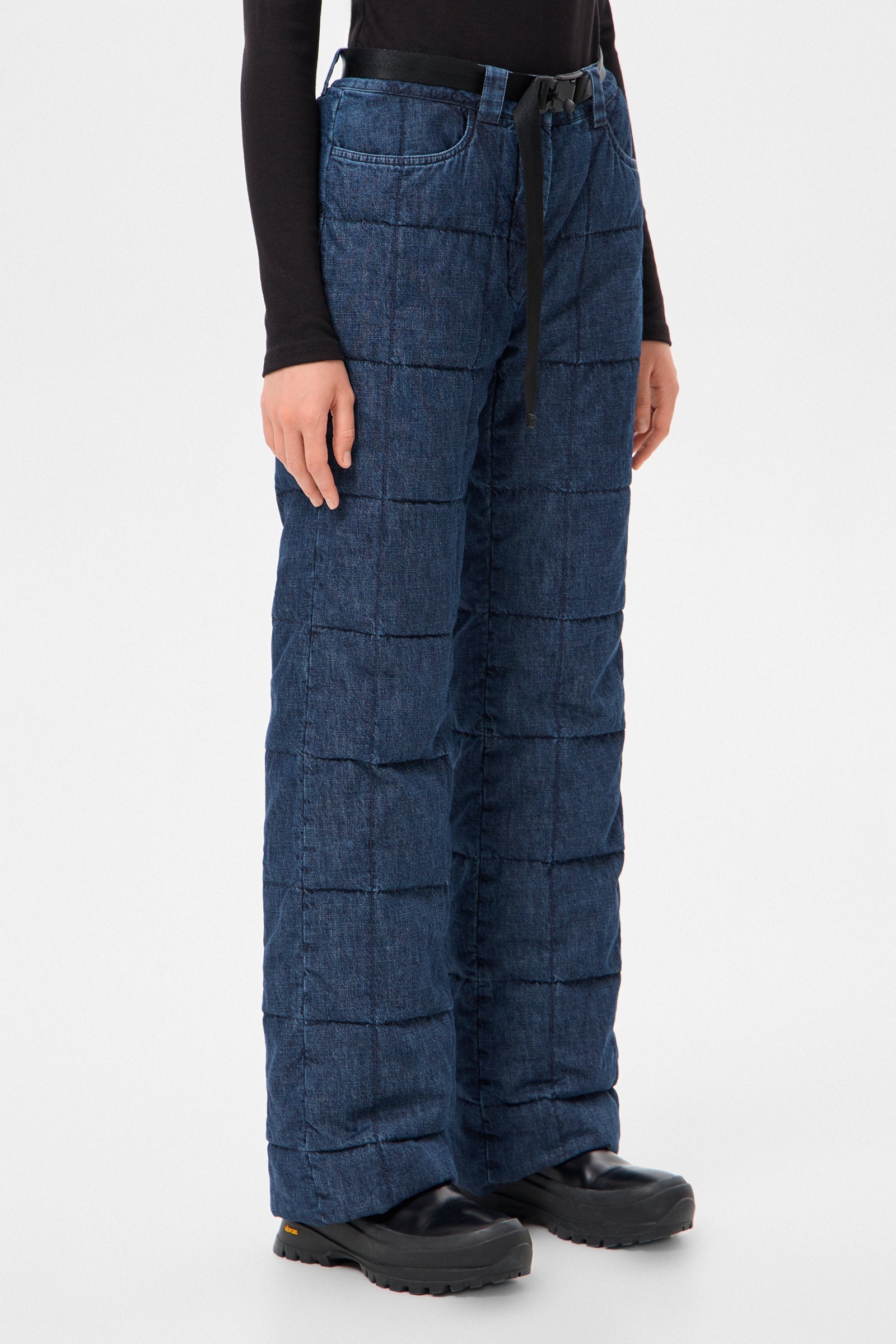 DENIM CHALET PANTS BLUE
