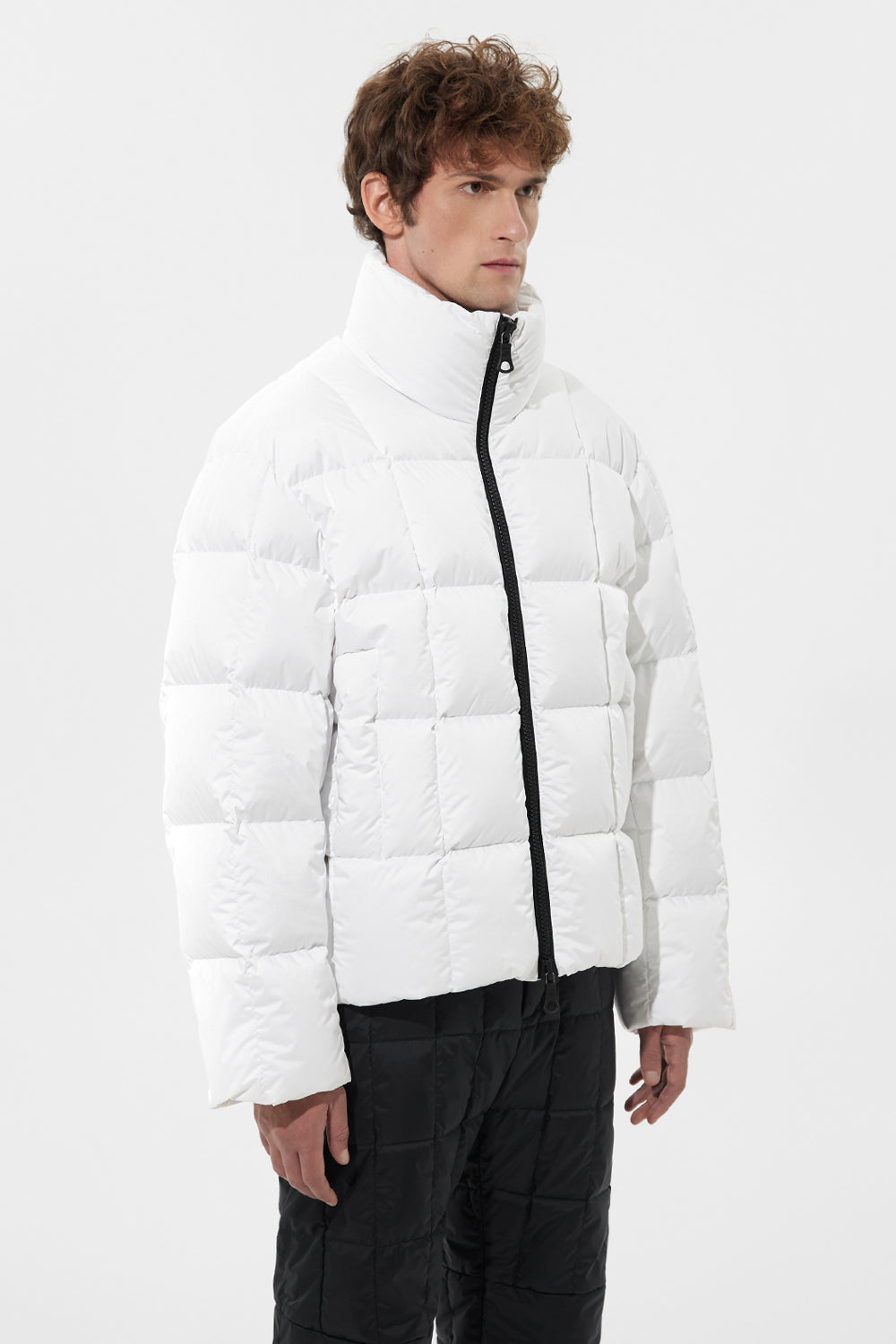Apres Ski Shorts Jacket Man Tec White