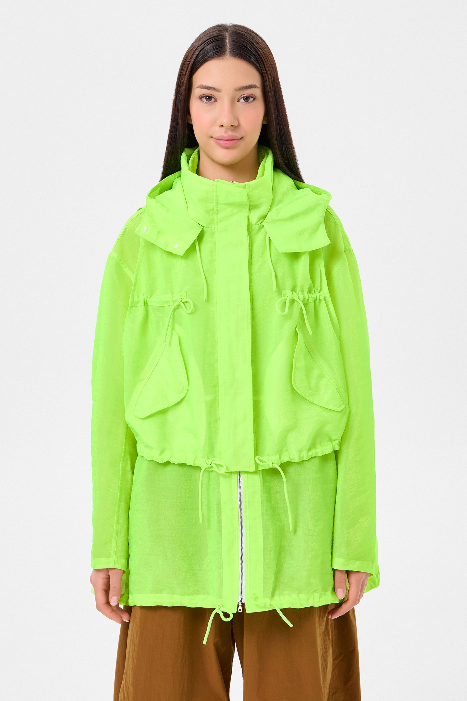 Light Ember Coat Neon Yellow