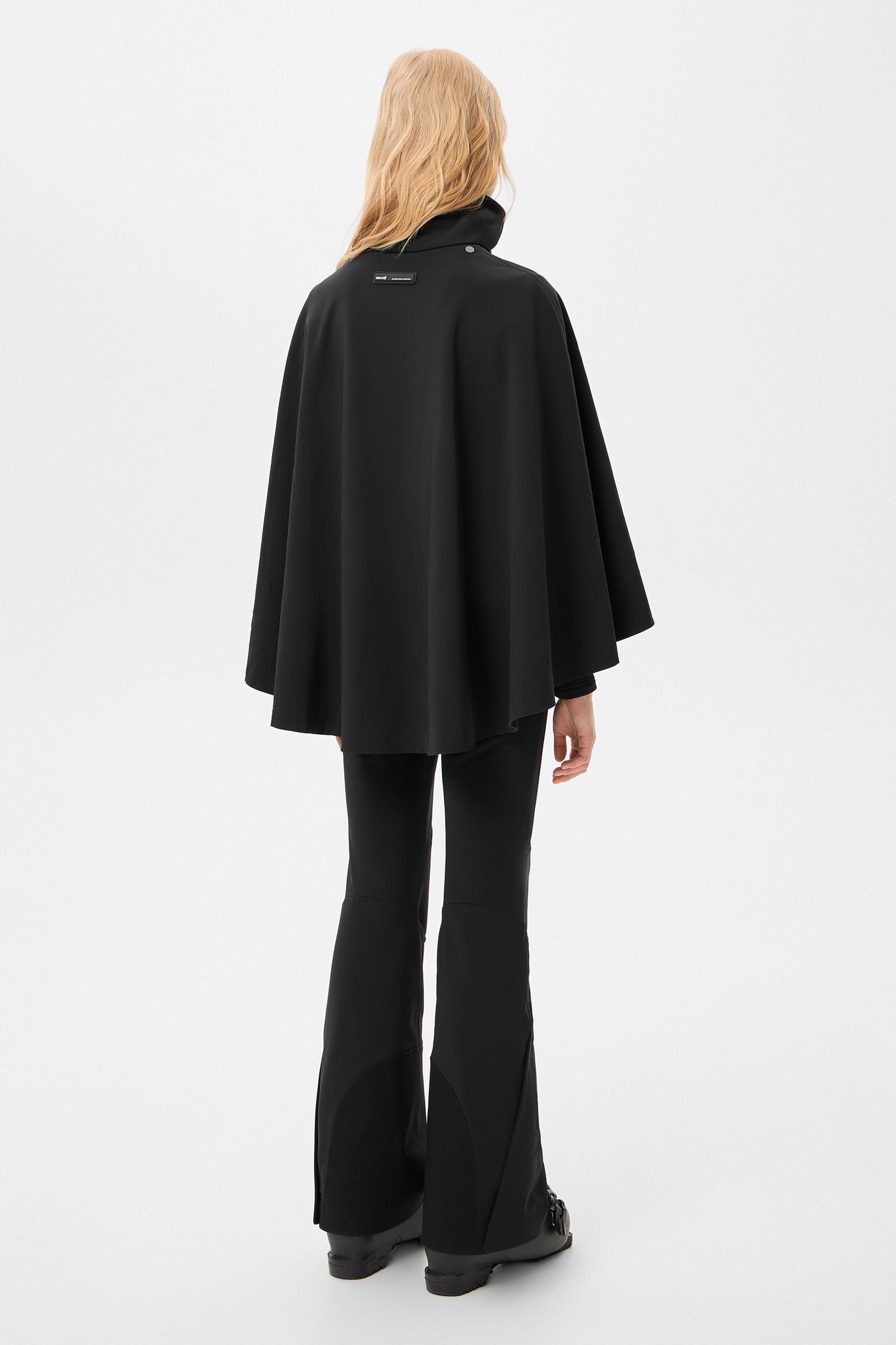 SKI PONCHO SHELL BLACK