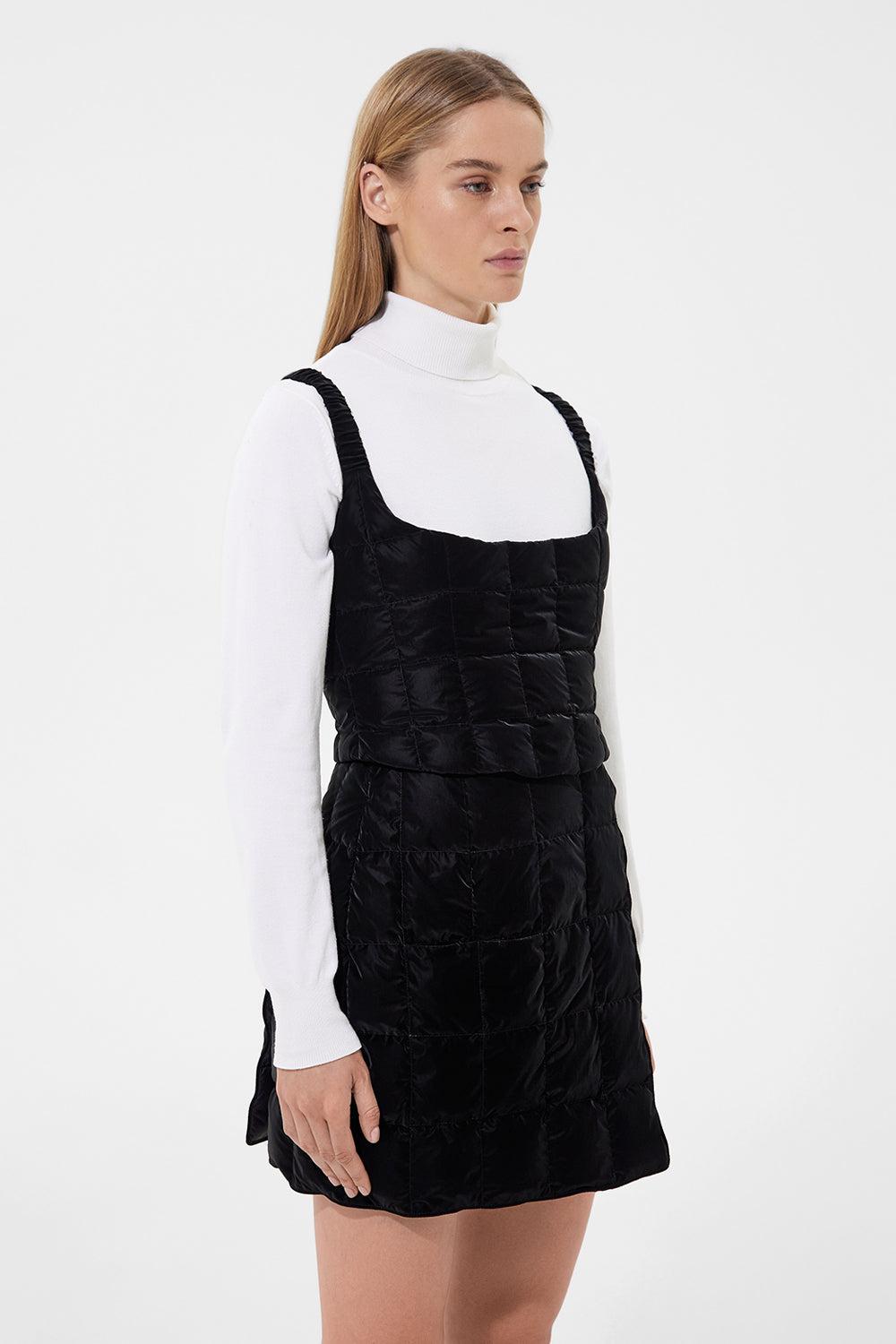 Down Corset Powder Black