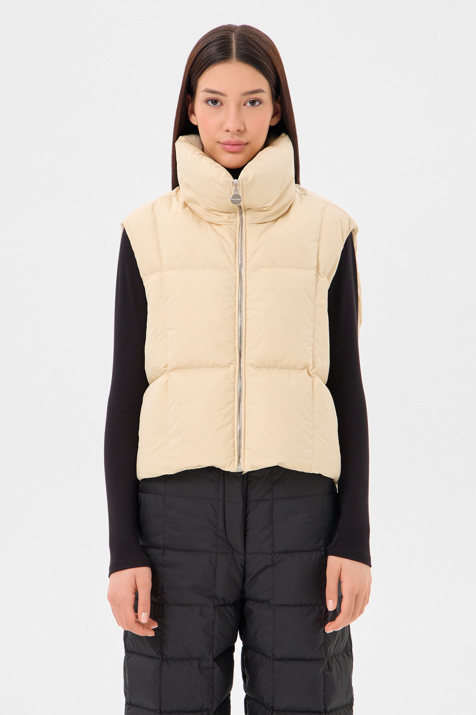 ZIP VEST ENNIO BEIGE
