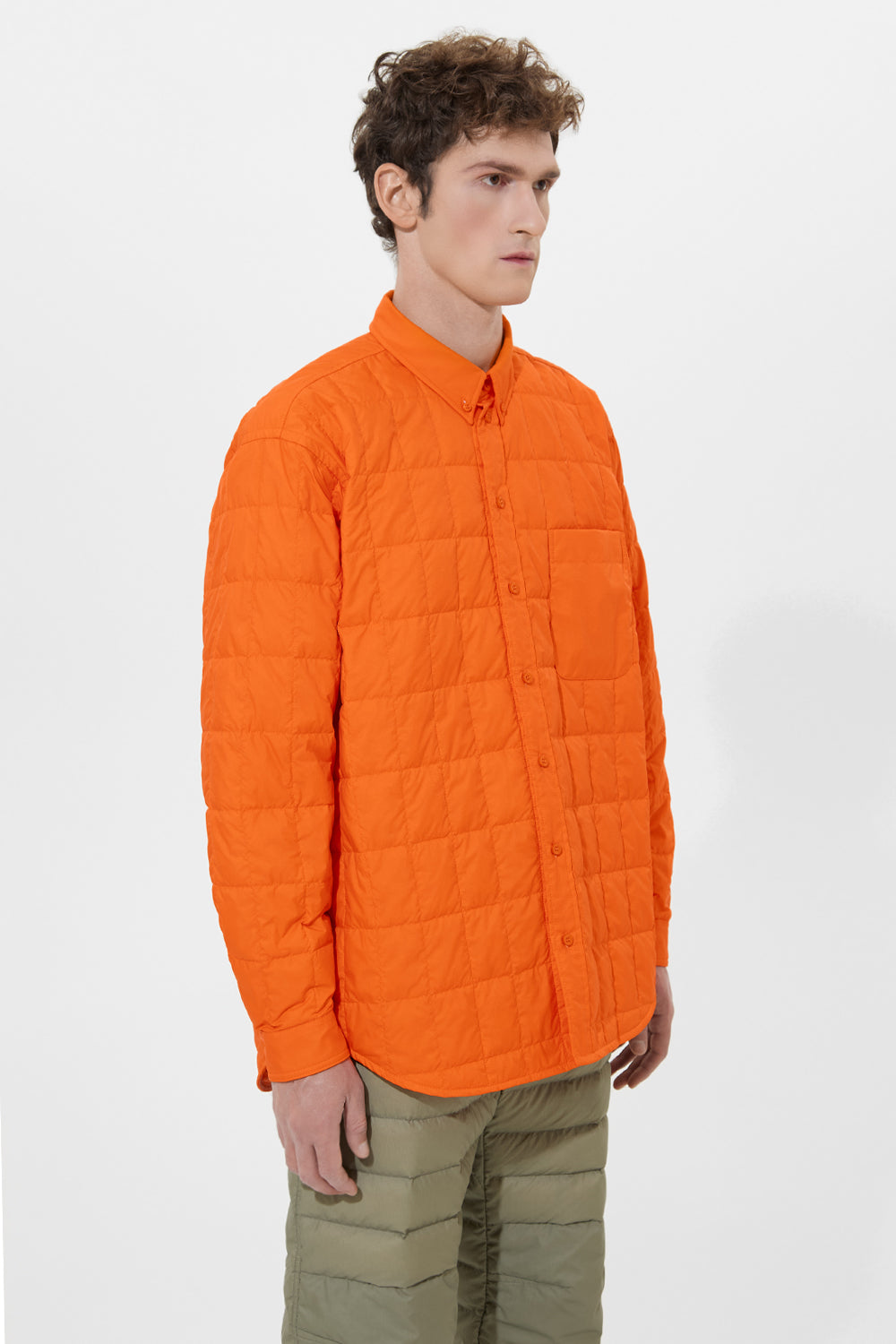 KALIK SHIRT MAN MICRO ORANGE