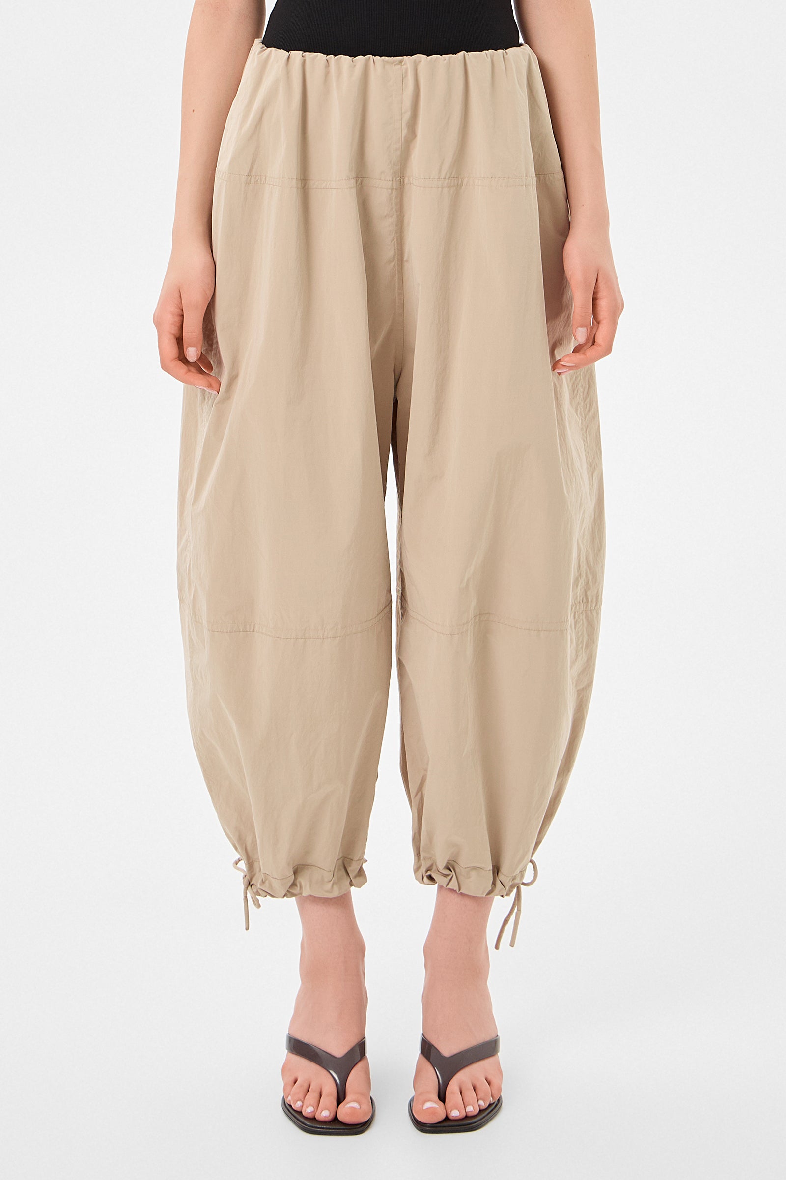 Light Ballon Pants Scooter Beige