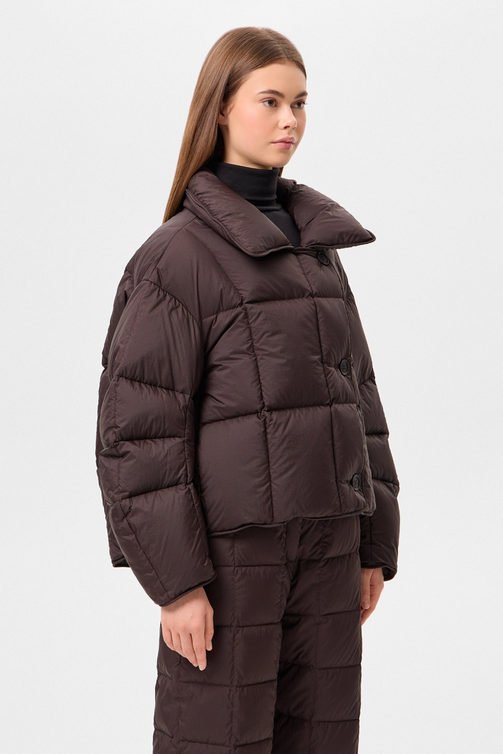 COZY CLOUD JACKET MICRO BROWN