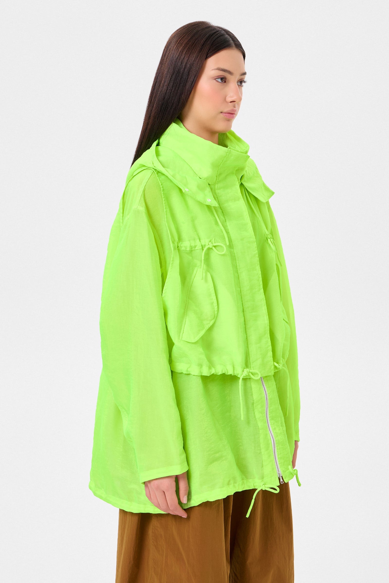 Light Ember Coat Neon Yellow