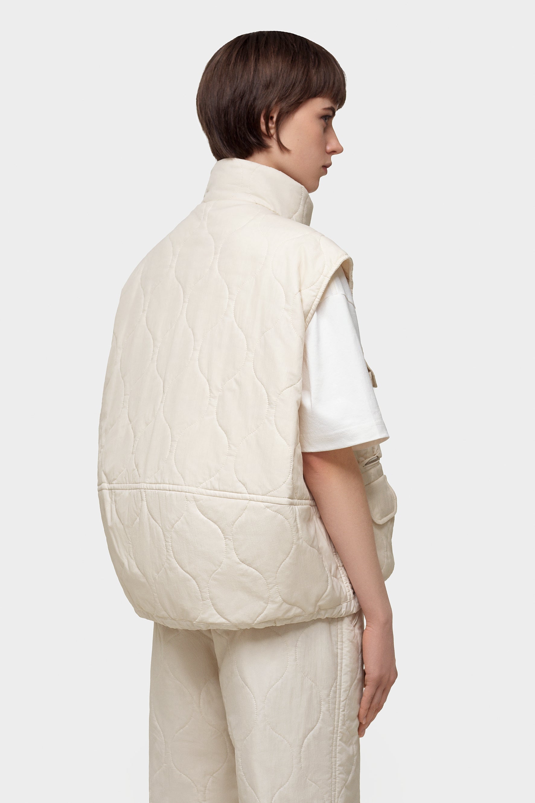 Fisherman Vest Ketchup Beige