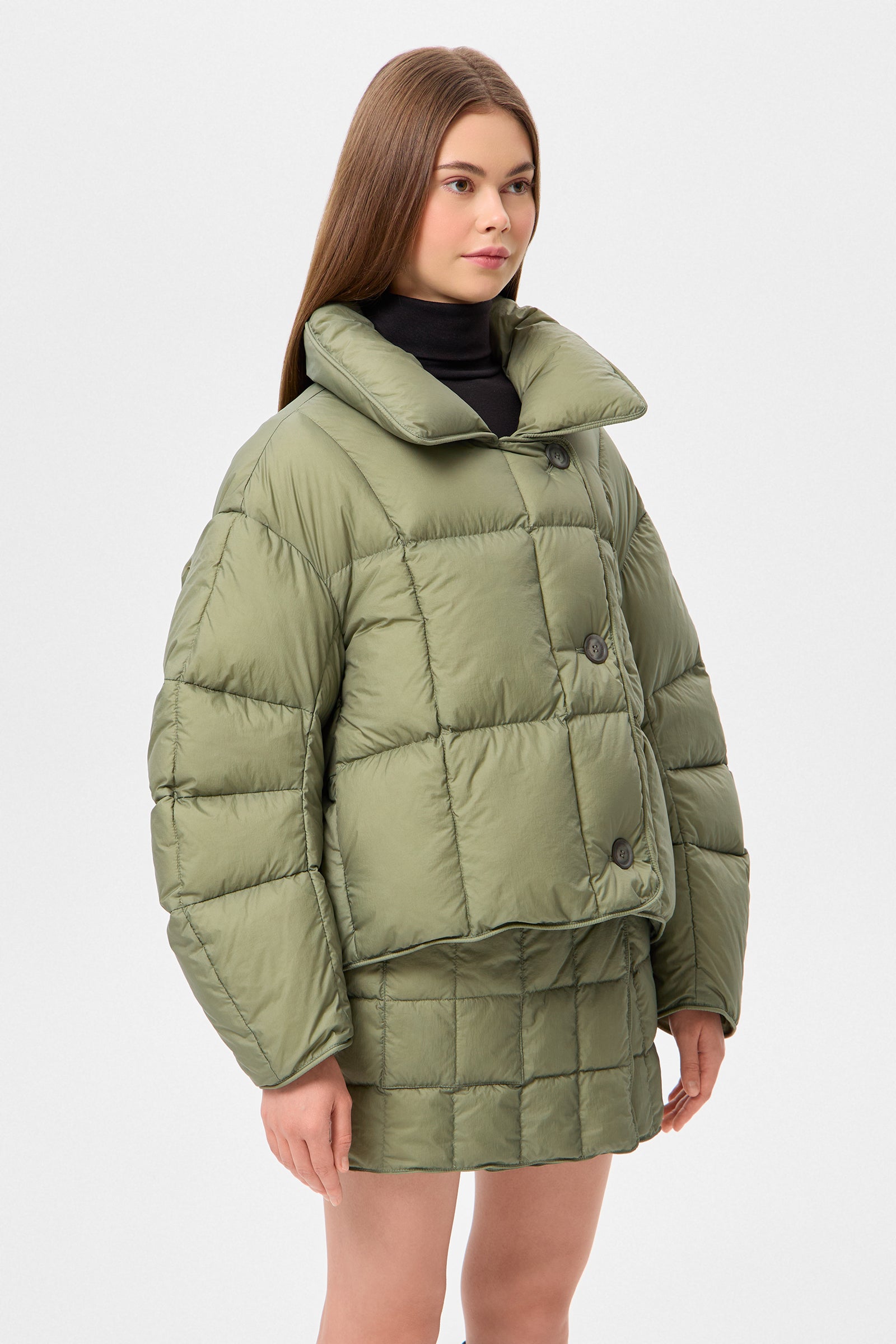 COZY CLOUD JACKET MICRO OLIVE GREEN