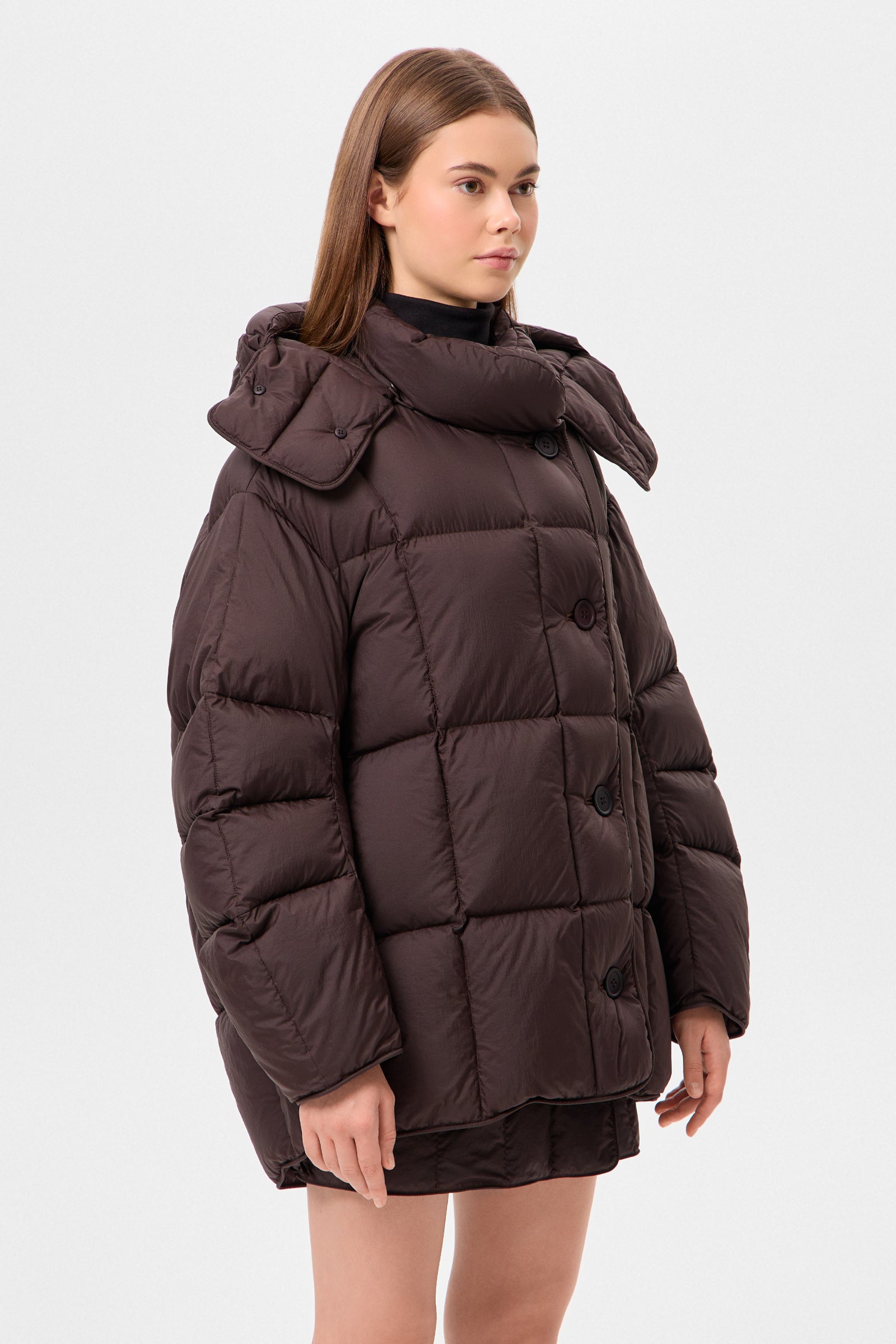 COZY NIMBO JACKET MICRO BROWN