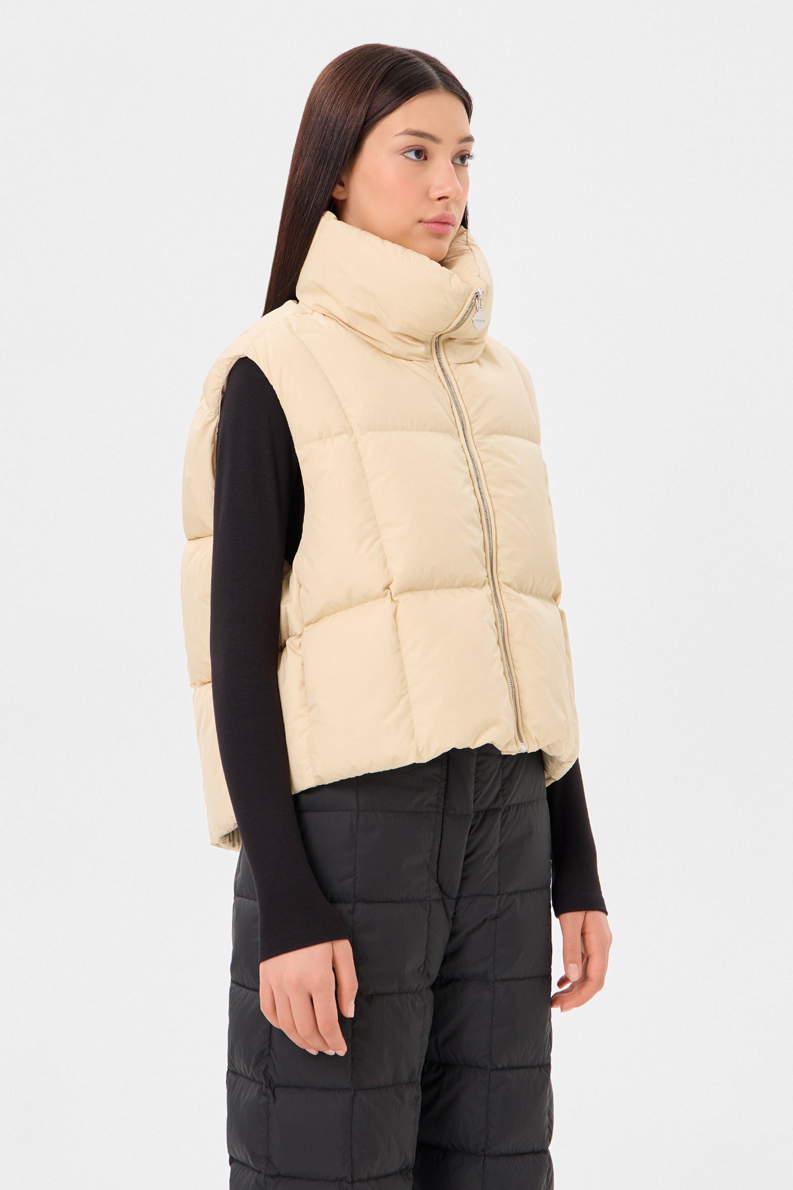 ZIP VEST ENNIO BEIGE