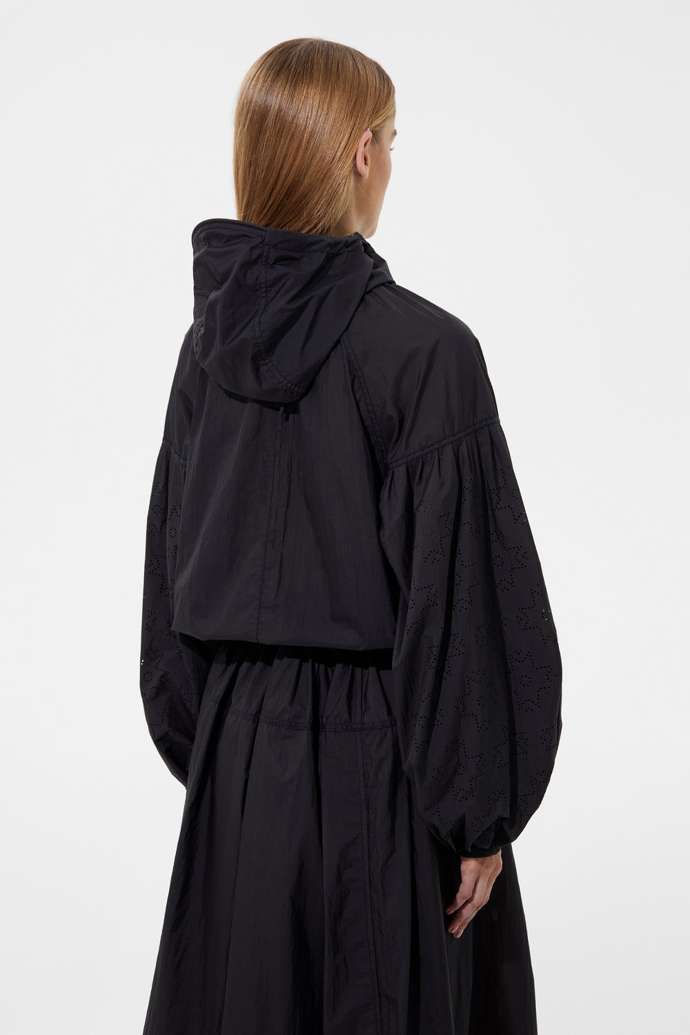 Perforated Jacket Micro Black