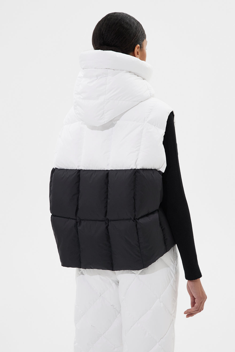 Apres Ski Wendy Vest Tec White + Tec Black