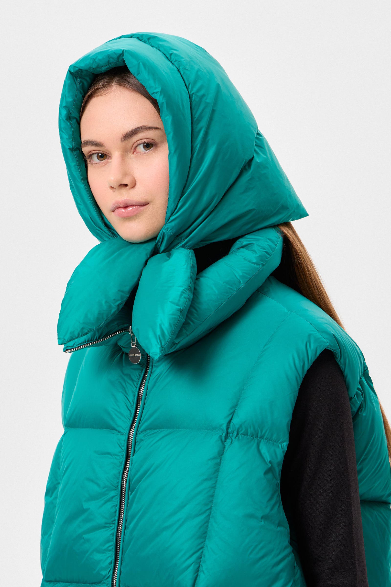 HUSTKA HOOD LEON GREEN