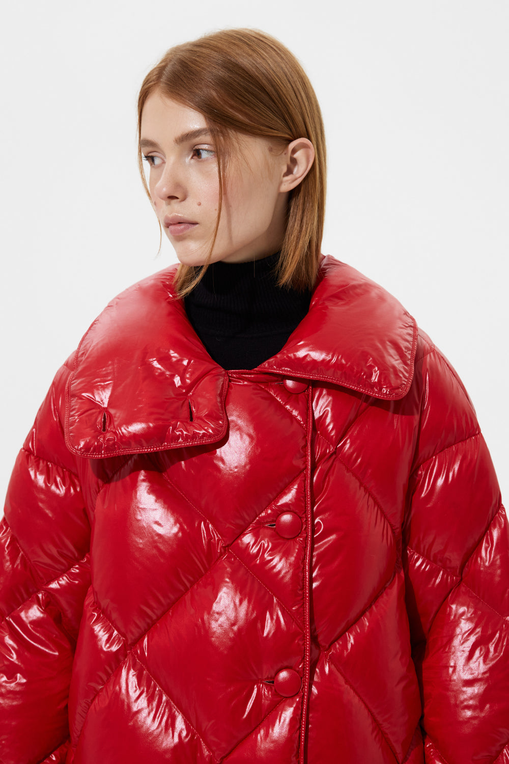 Queen Jacket Silky Red