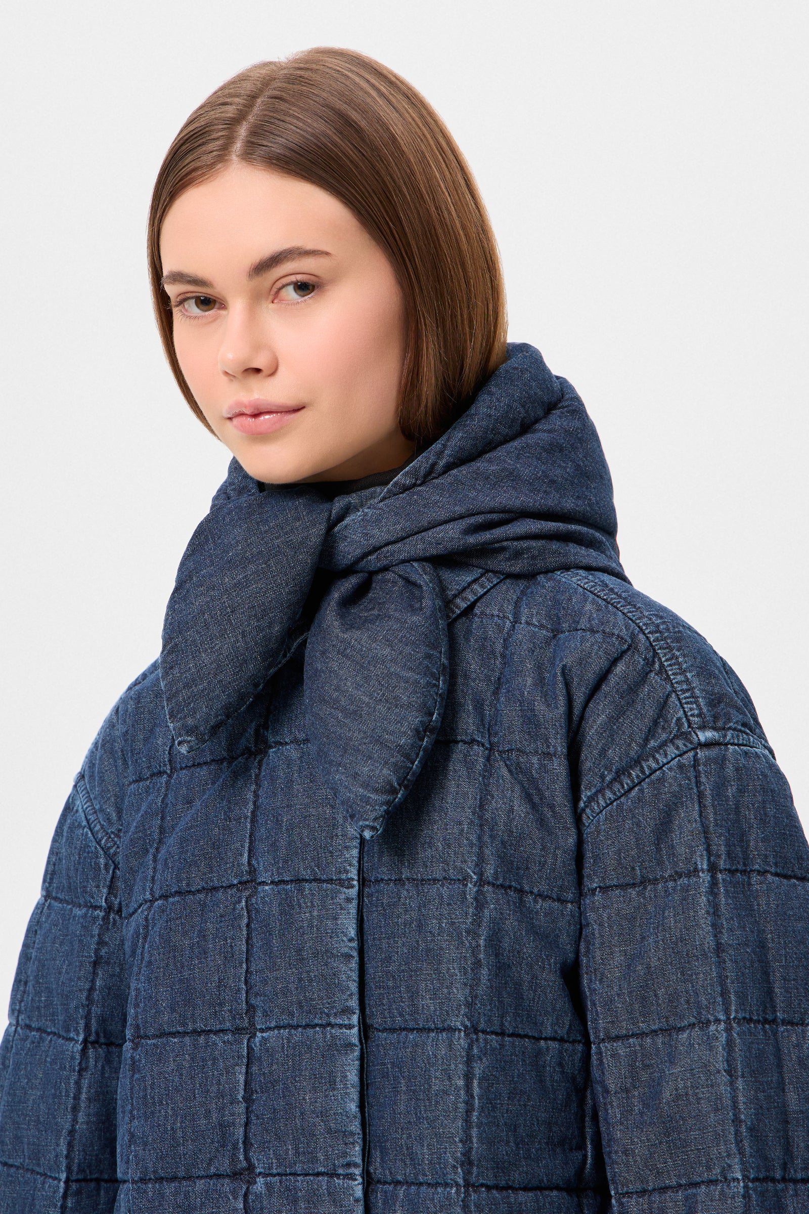 DENIM HUSTKA HOOD BLUE