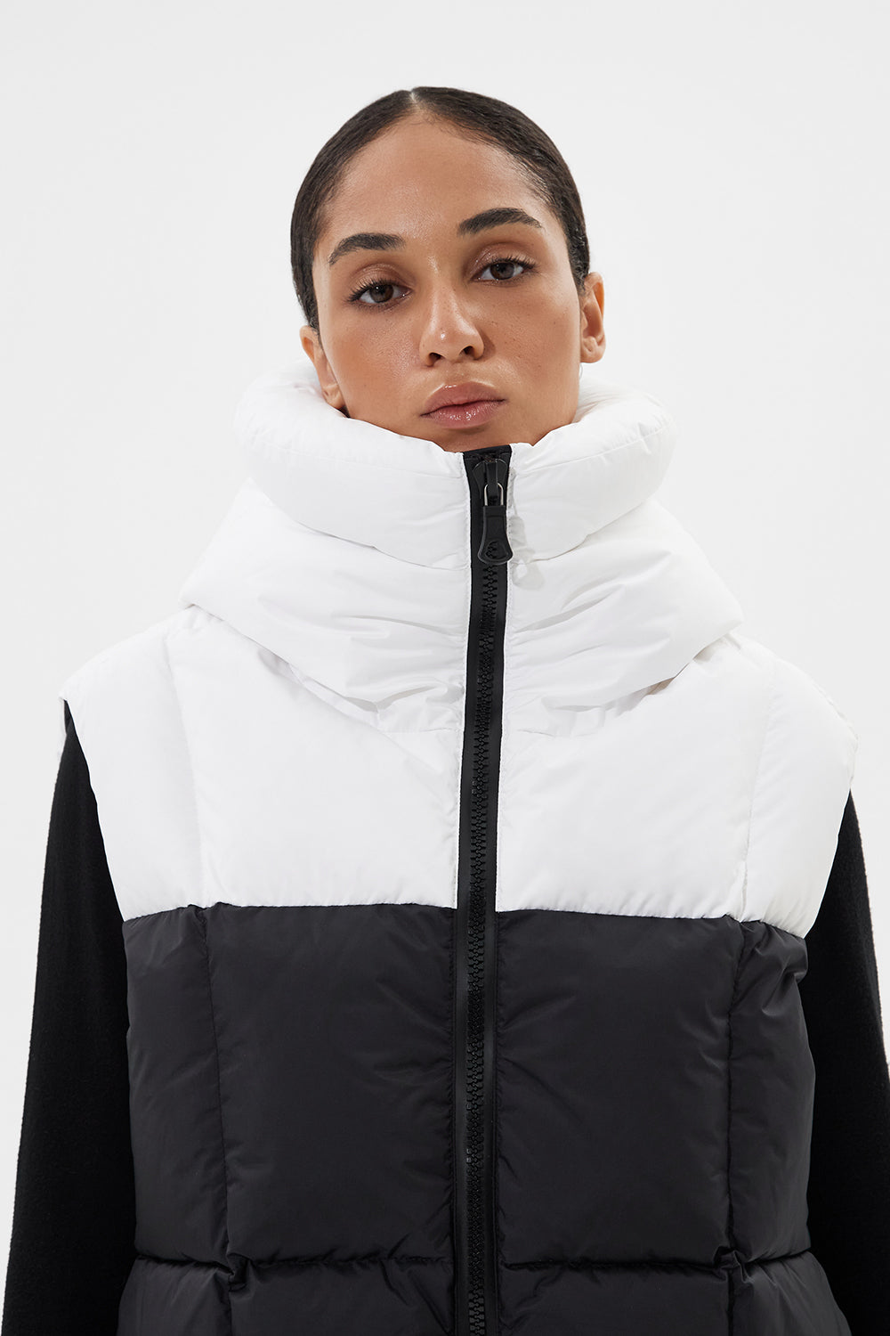 Apres Ski Wendy Vest Tec White + Tec Black