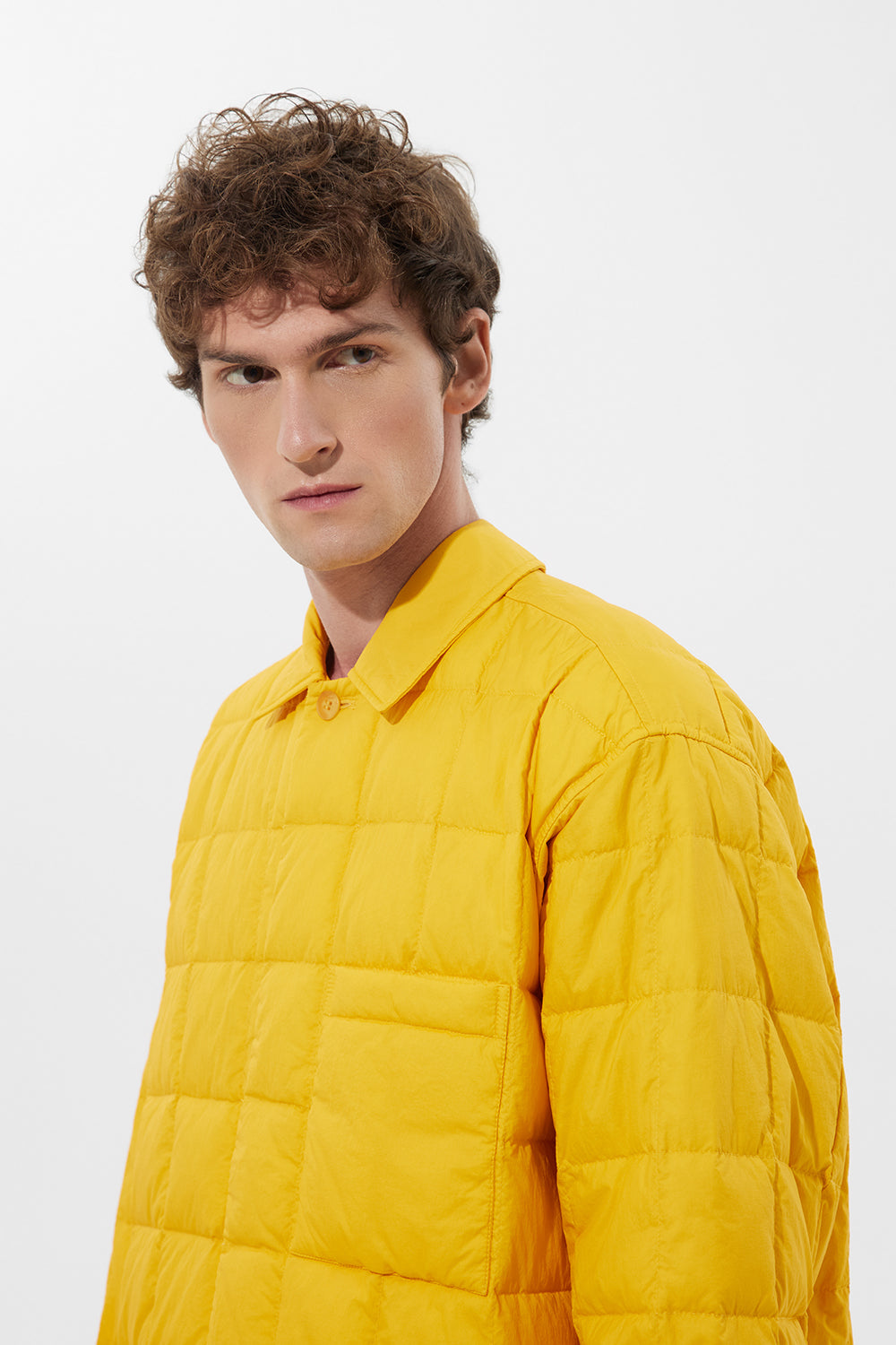 Kalik Shirt Man Micro Yellow