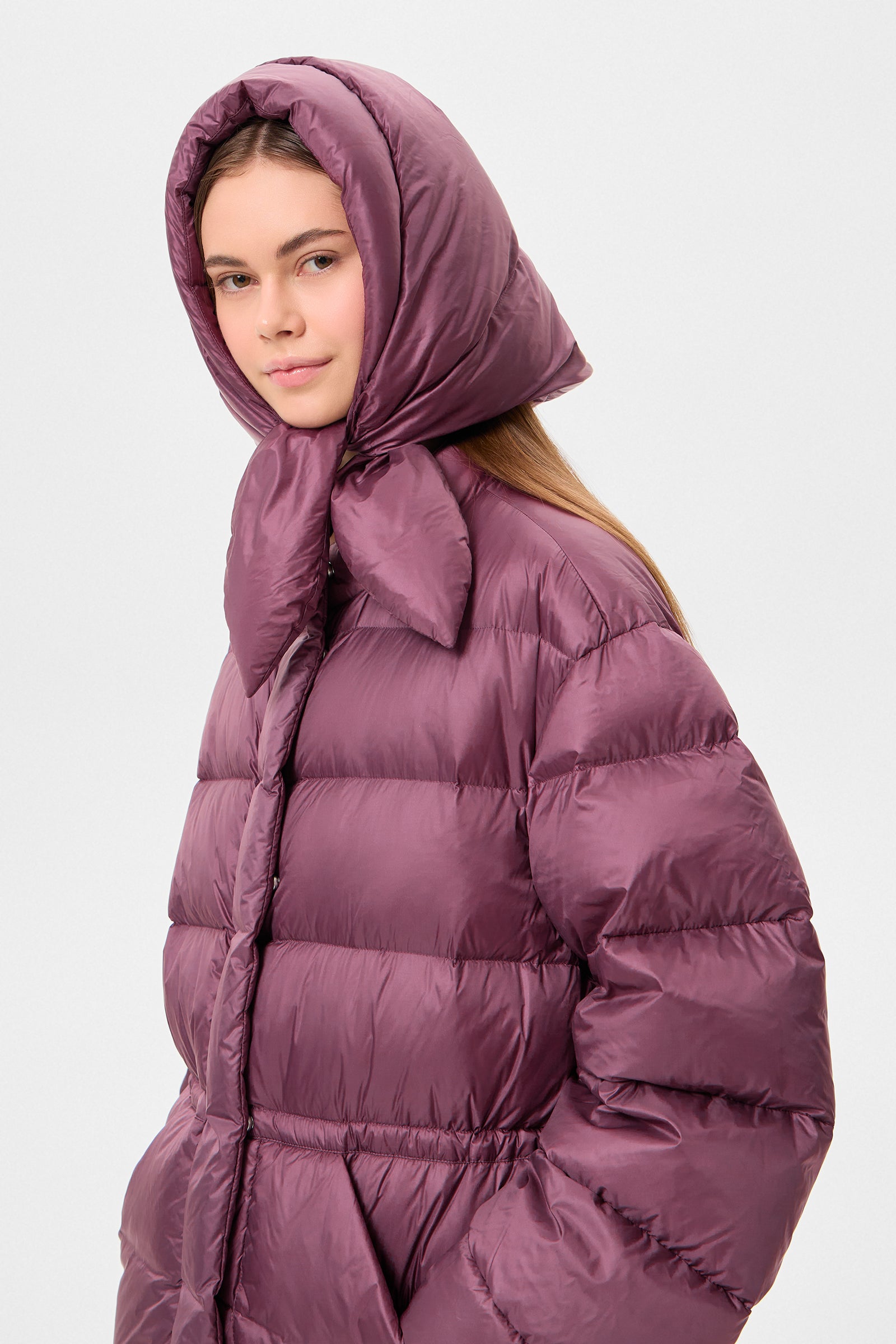 HUSTKA HOOD LEON GRAPE
