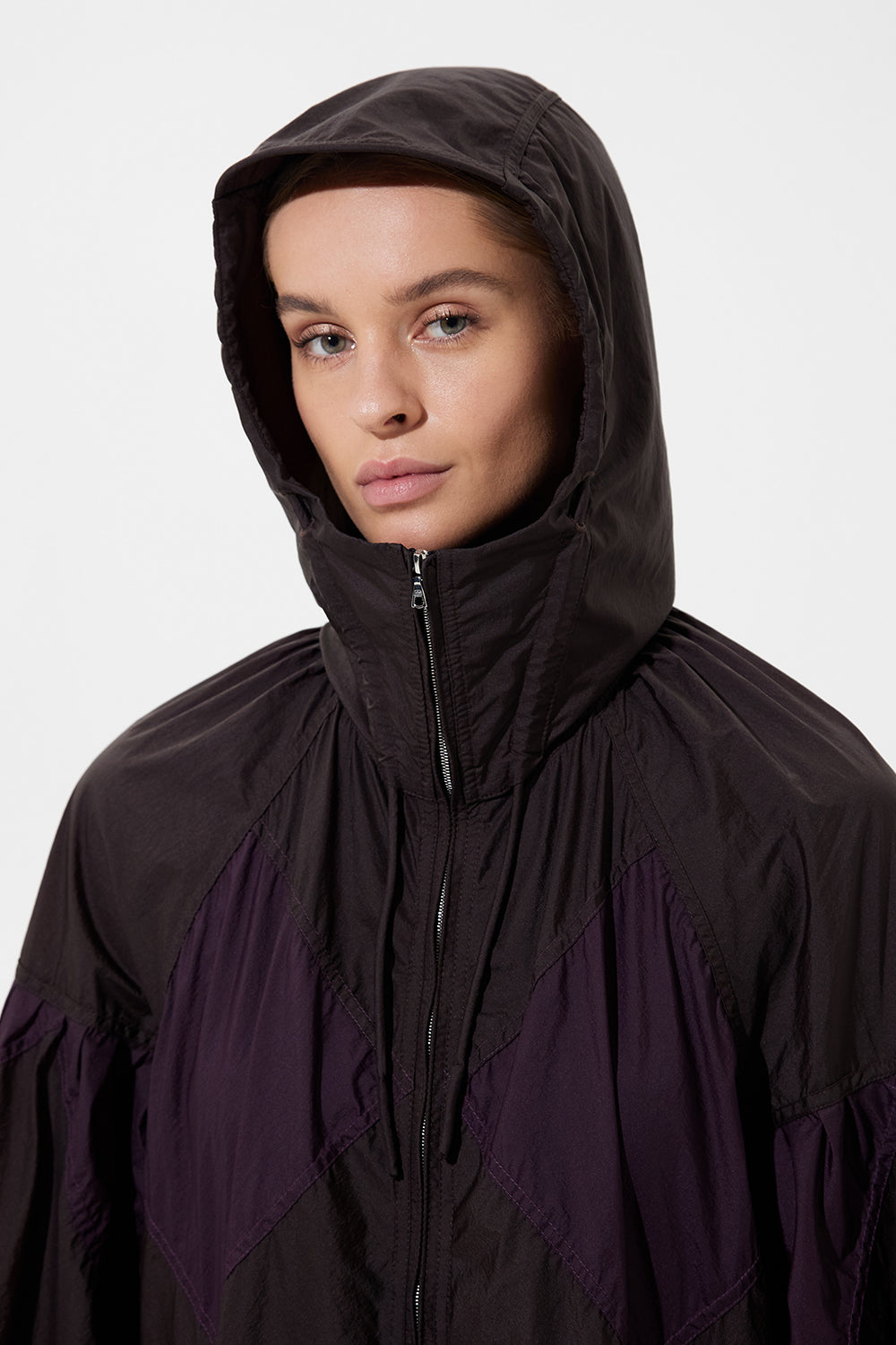 Diamond Balloon Jacket Micro Pomegranate + Micro Brown