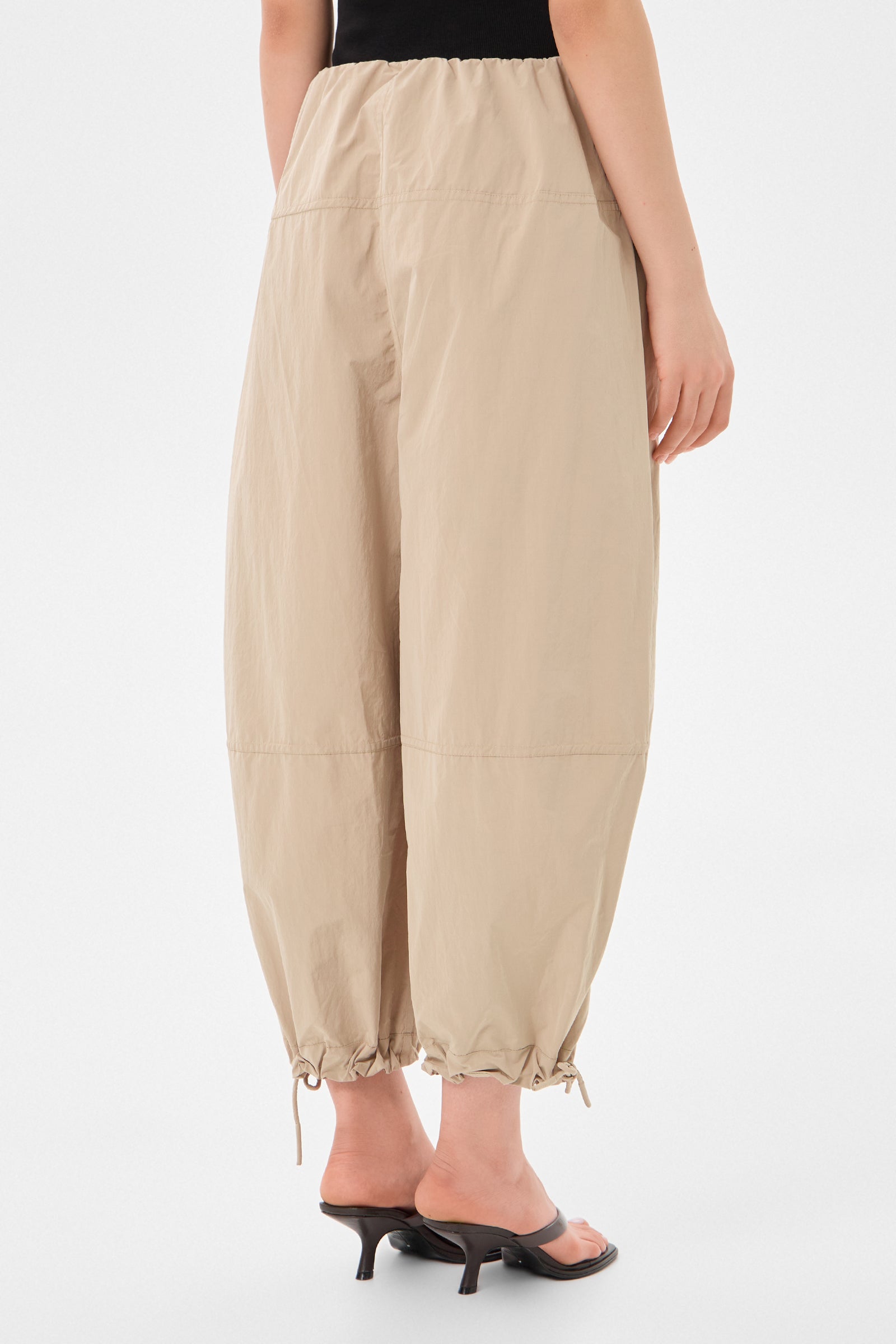 Light Ballon Pants Scooter Beige