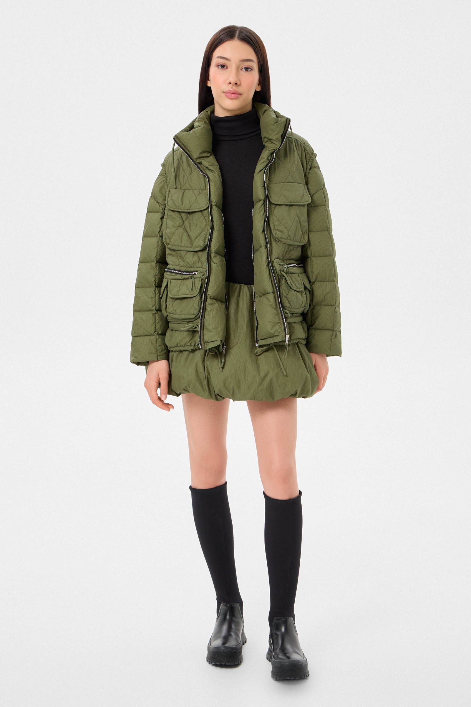 CLOUD SKIRT KETCHUP KHAKI