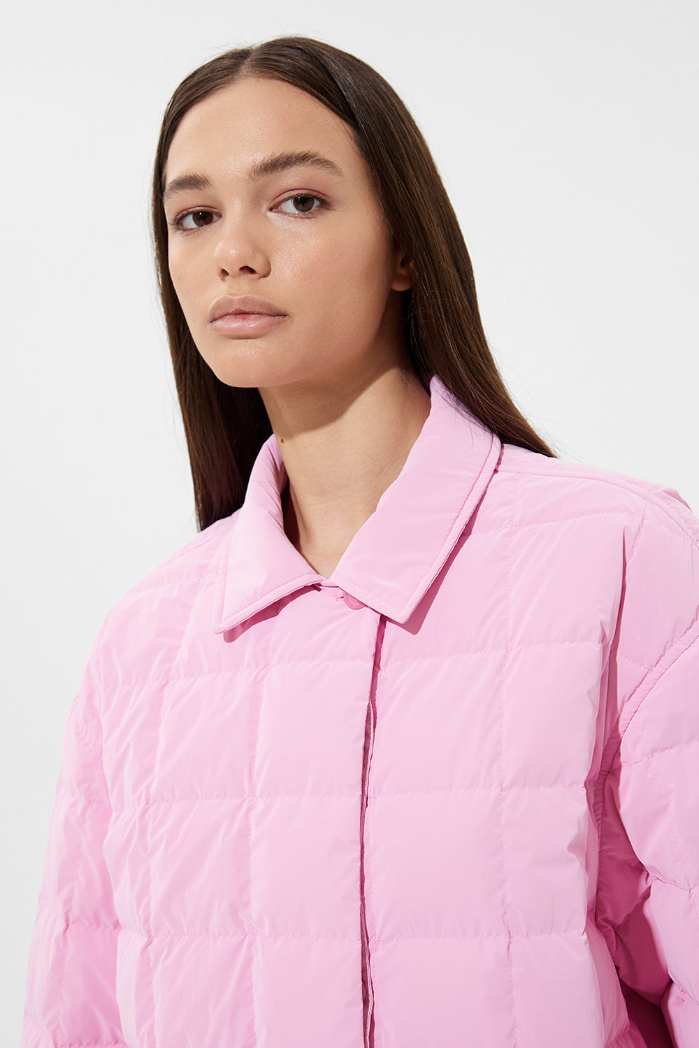 Kalik Down Shirt Powder Pink