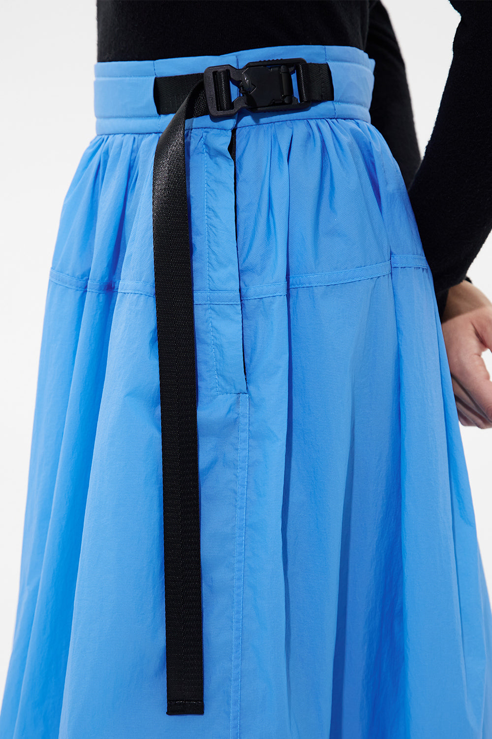 Balloon Skirt Micro Bright Blue