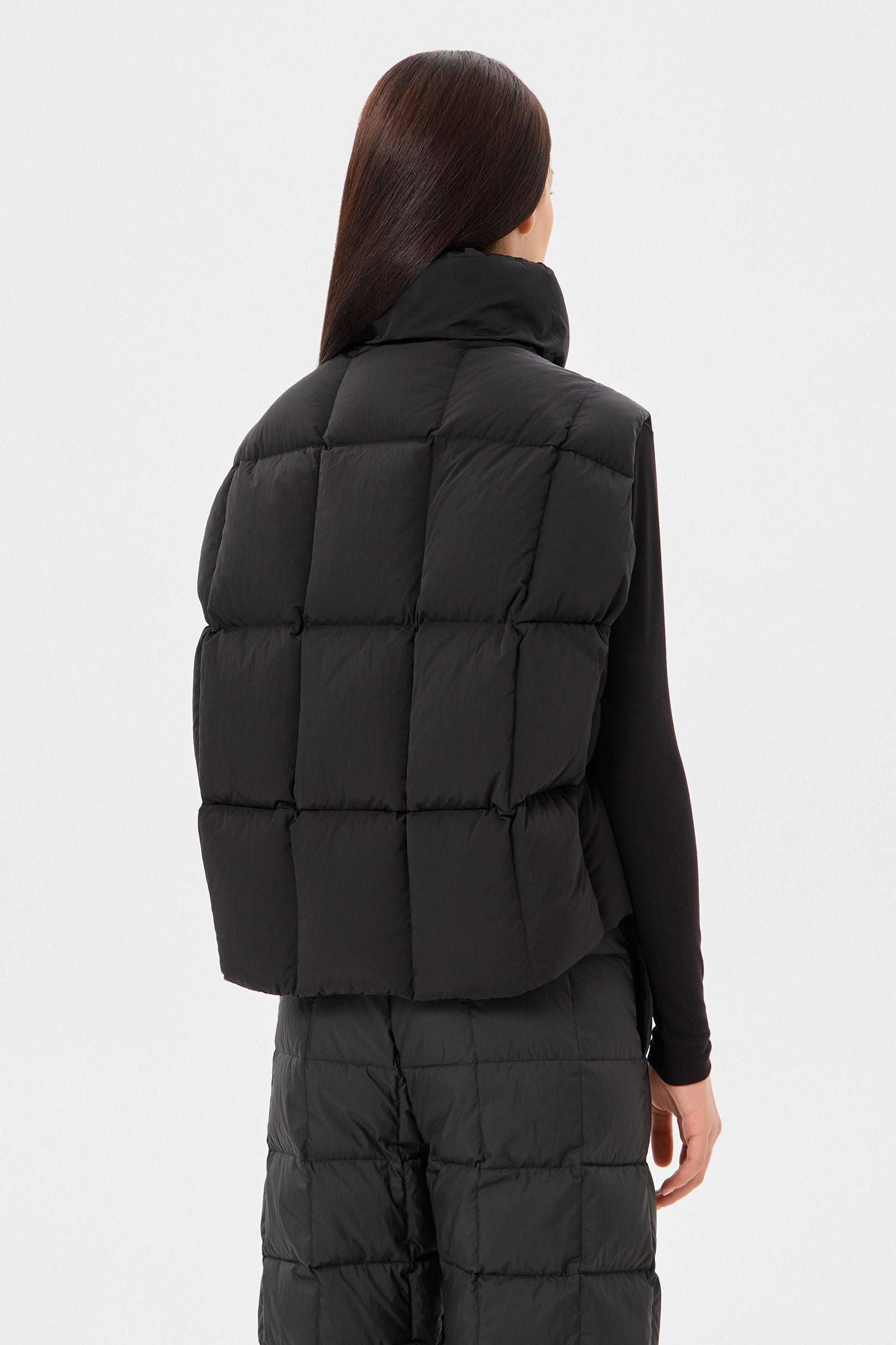 ZIP VEST LEON BLACK
