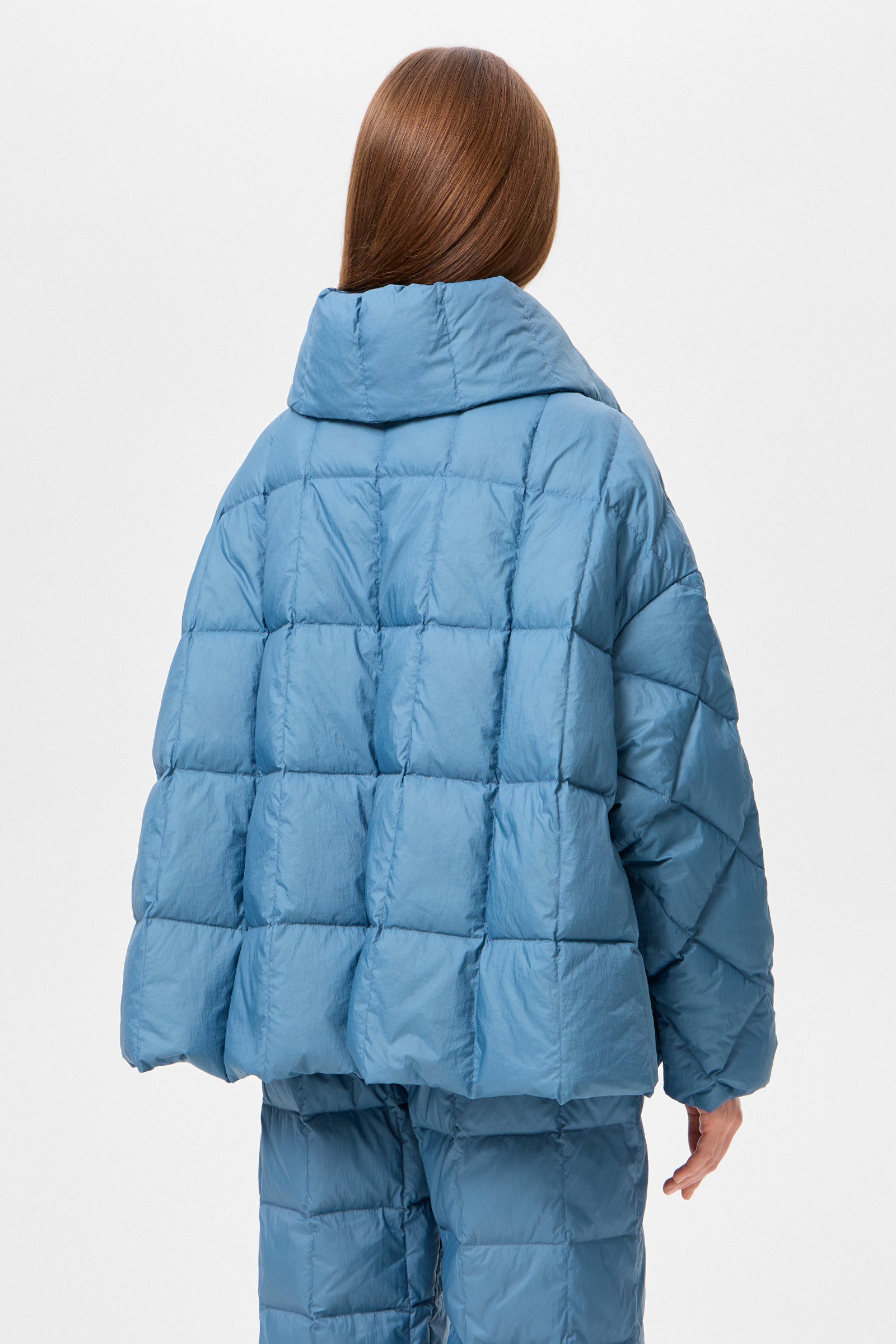 COZY ARCO JACKET MICRO STONE BLUE