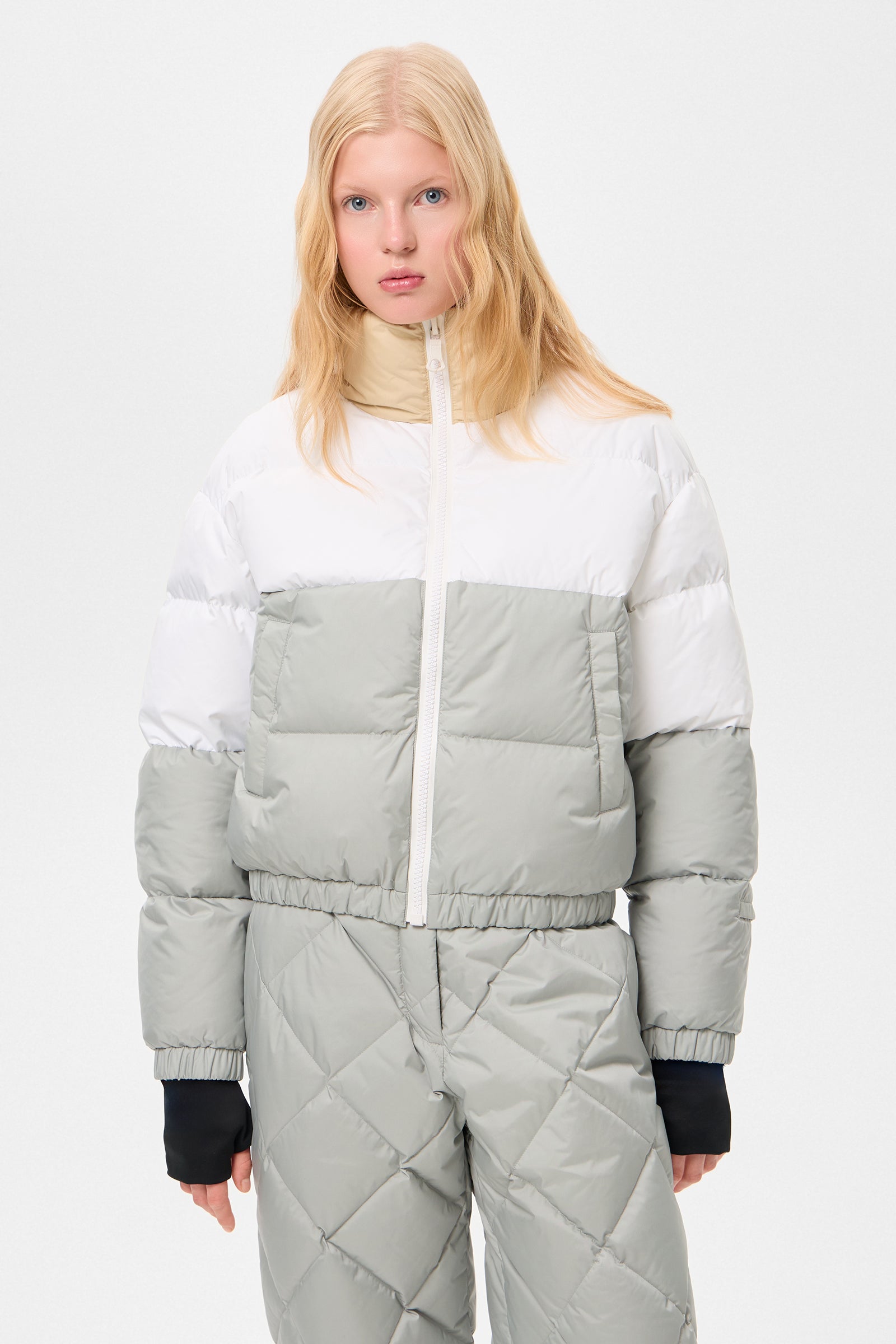 MULTI APRES SKI COOL JACKET TEC BEIGE + WHITE + GREY