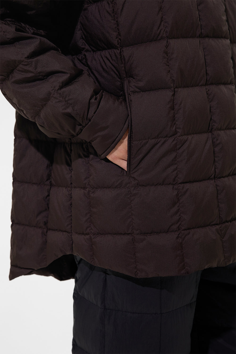 Kalik Down Shirt Micro Brown