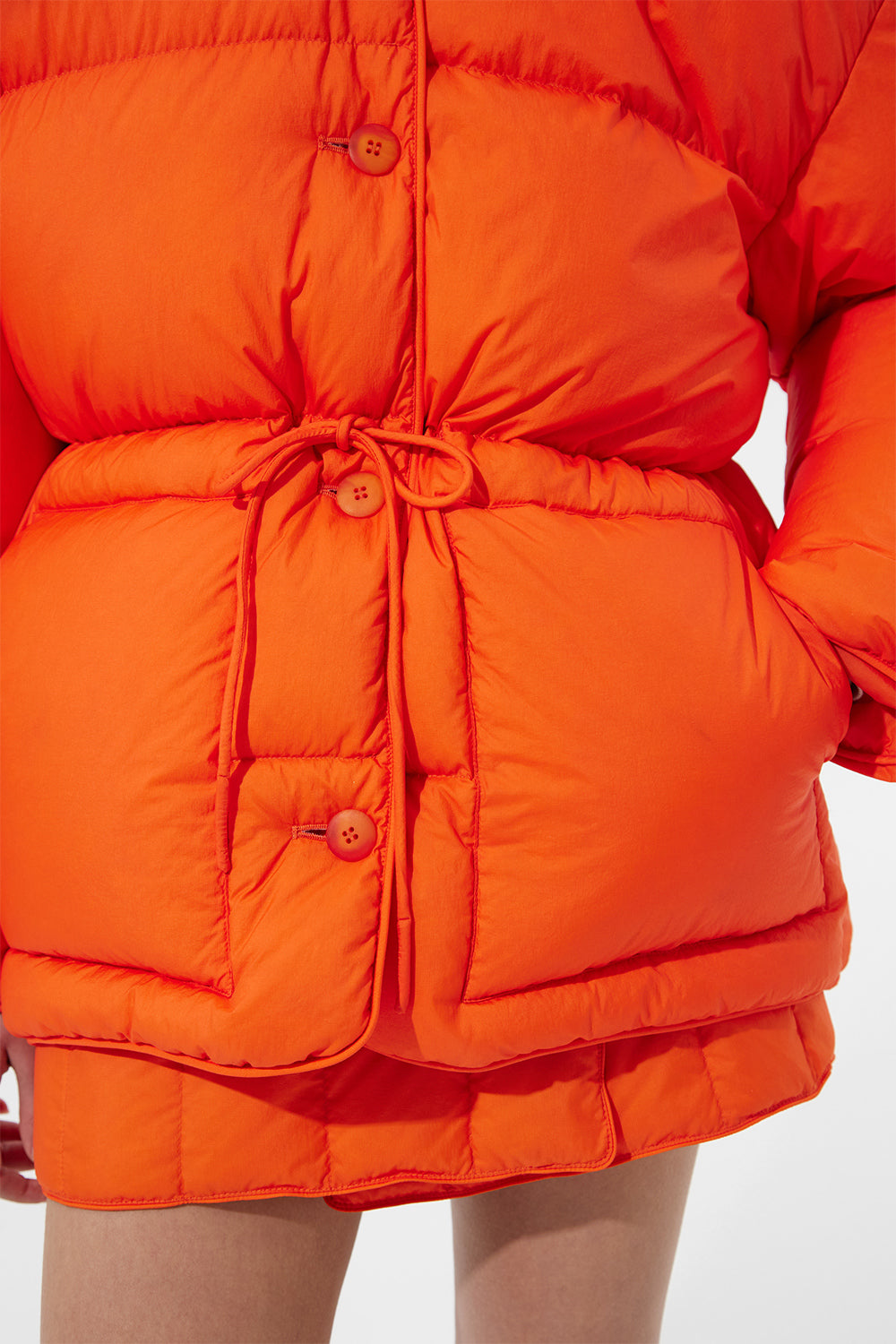 Cozy Michlin Jacket Micro Brick Orange