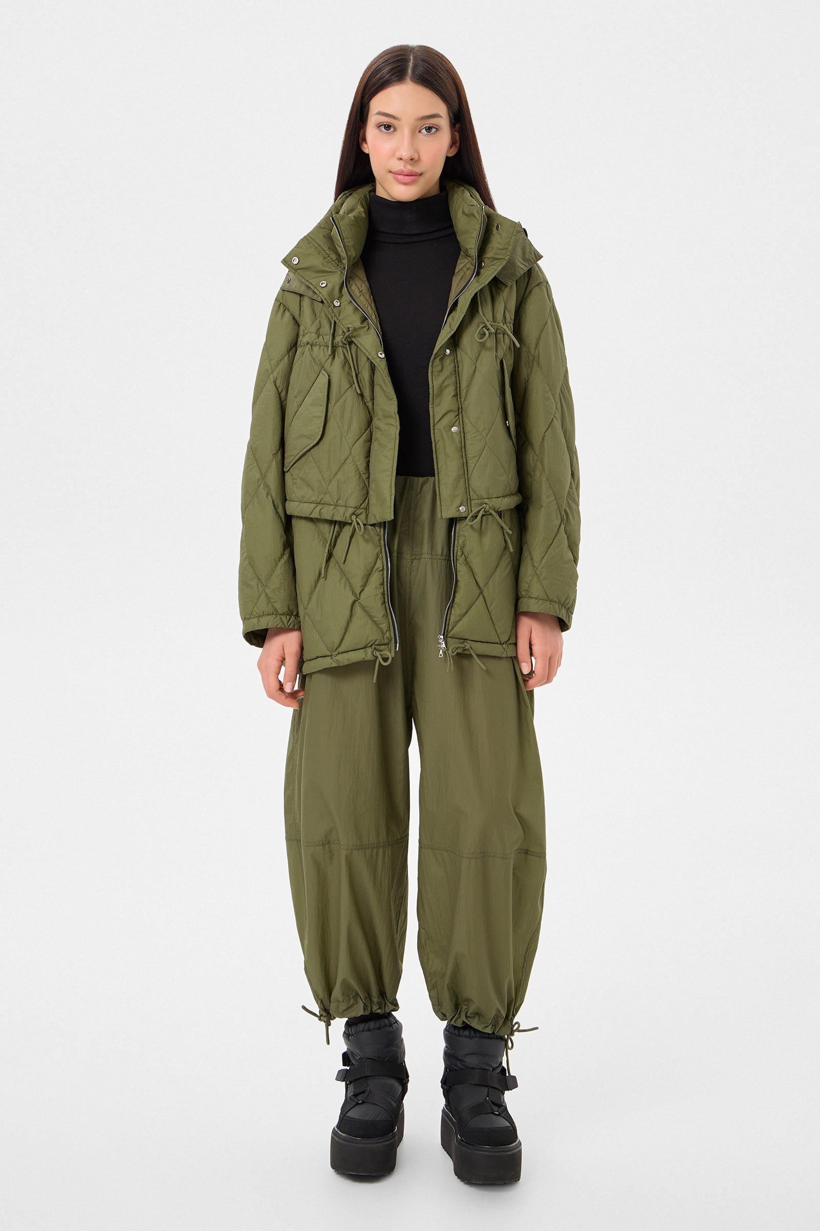 BALLOON PANTS KETCHUP KHAKI