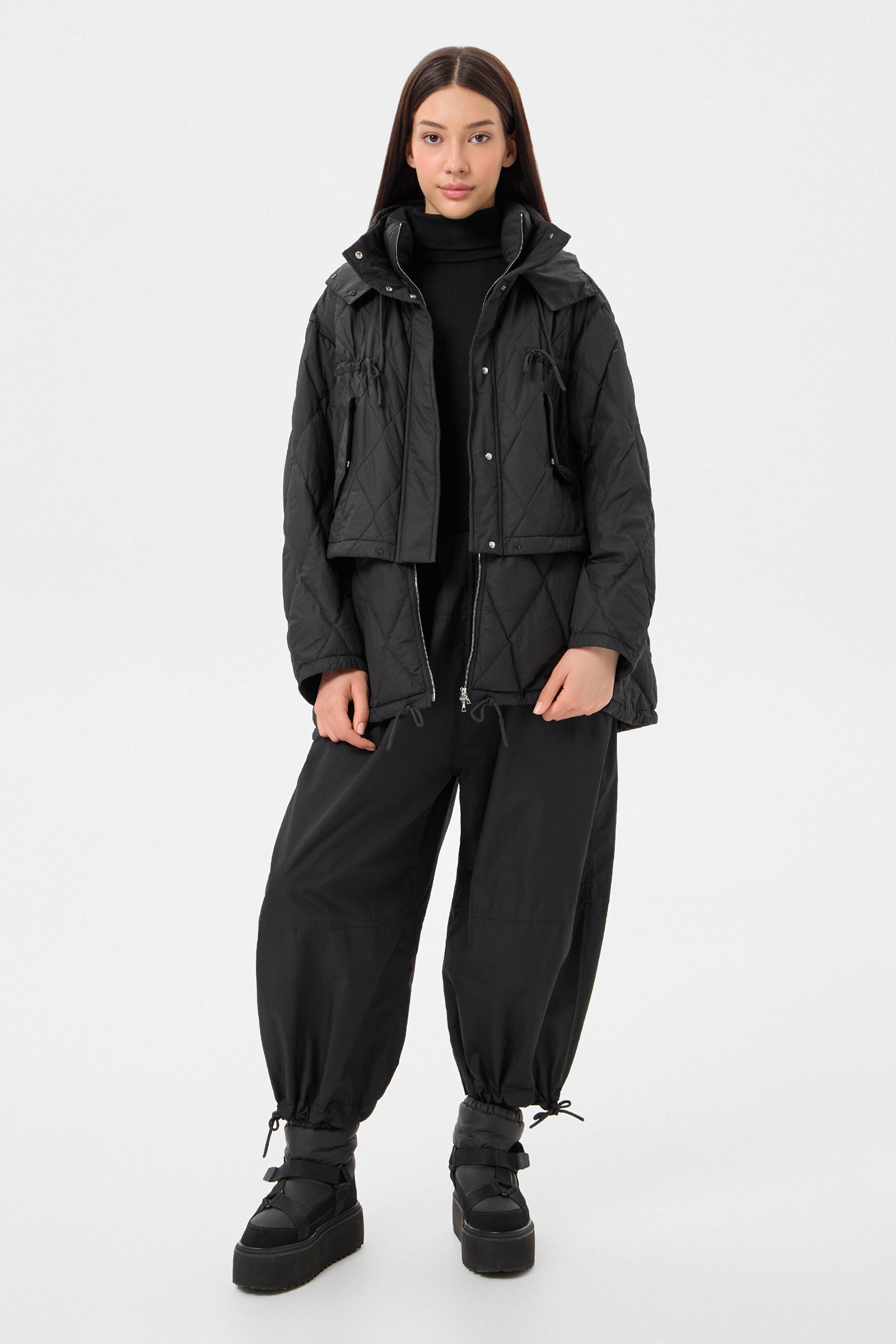 BALLOON PANTS KETCHUP BLACK