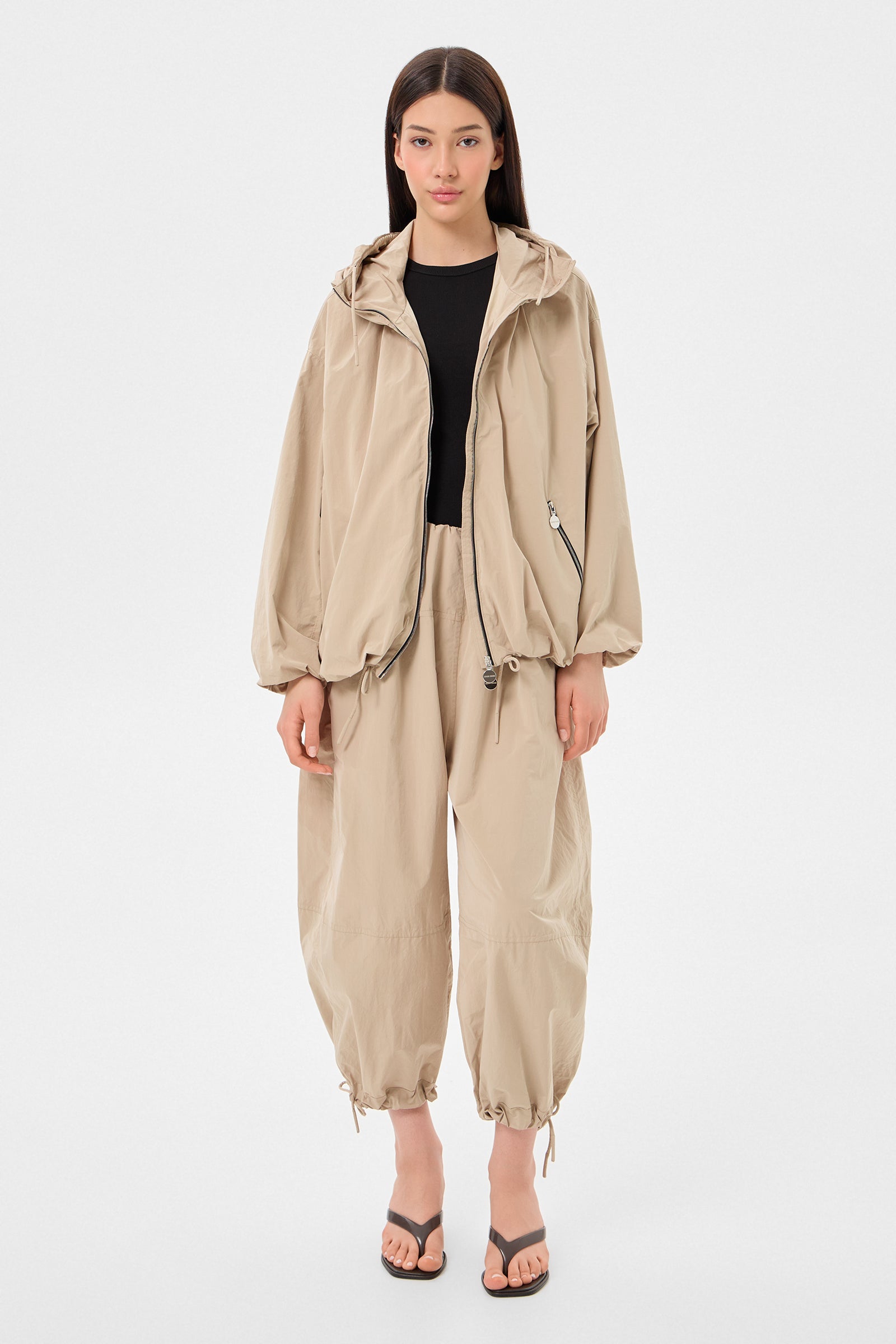 Light Ballon Pants Scooter Beige