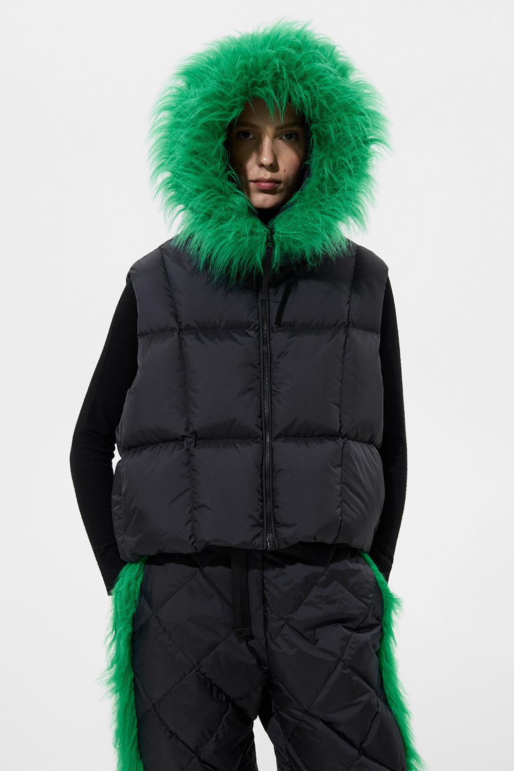 Fur Apres Ski Wendy Vest Tec Black